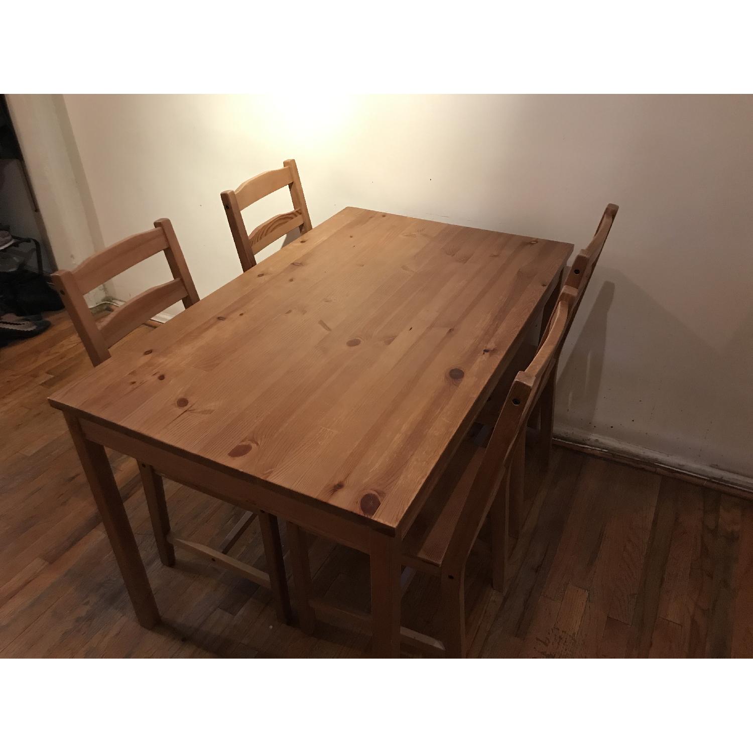 Ikea Jokkmokk Dining Table w/ 4 Chairs AptDeco