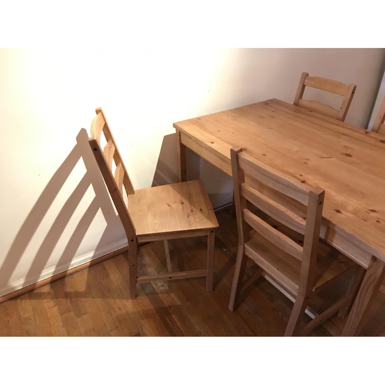 Ikea Jokkmokk Dining Table w/ 4 Chairs AptDeco