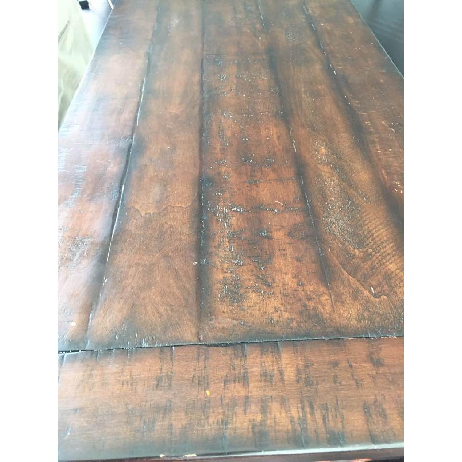 Pottery Barn Coffee Table in Rustic Mahogany - image-9