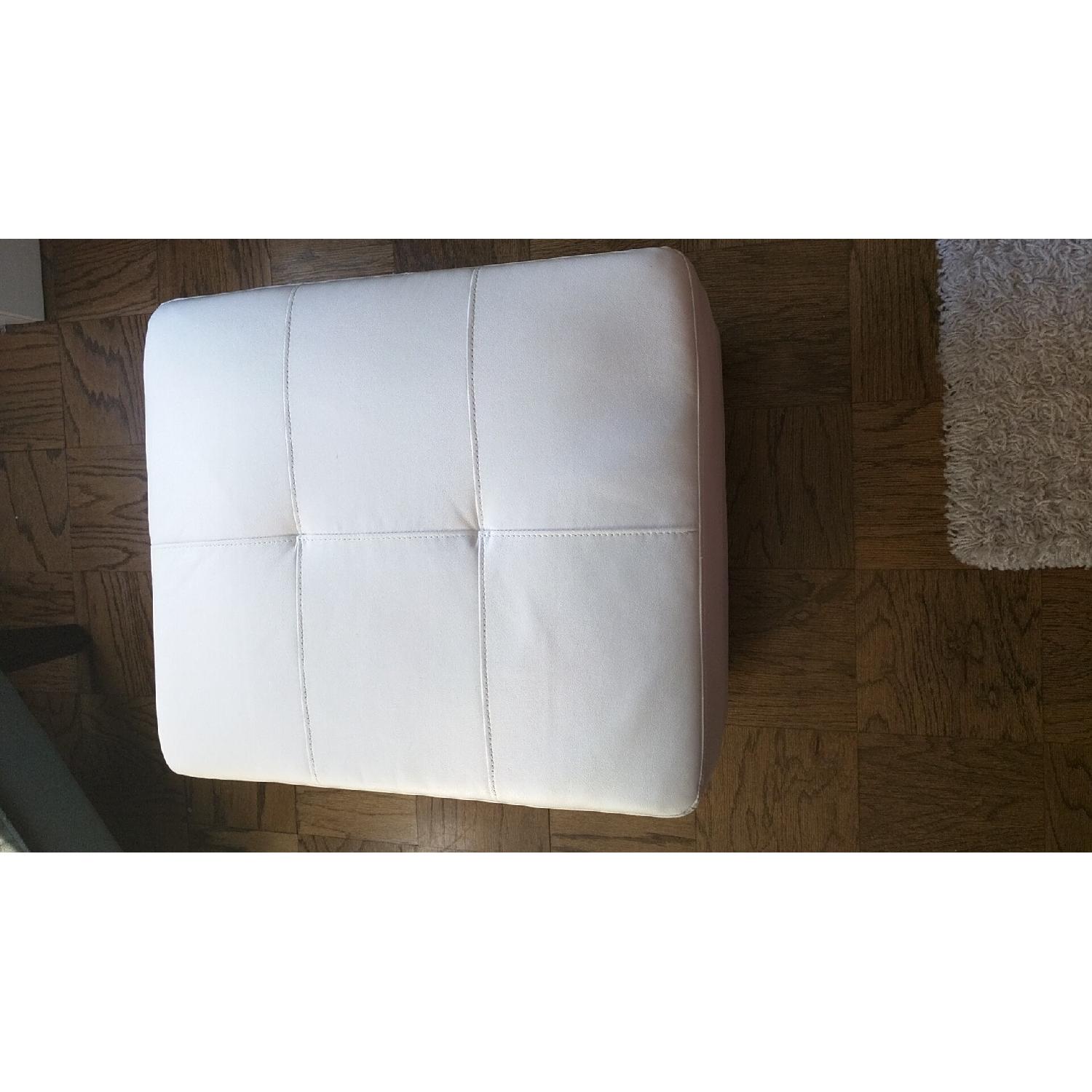 Grey Arm Chair & Ottoman - image-4