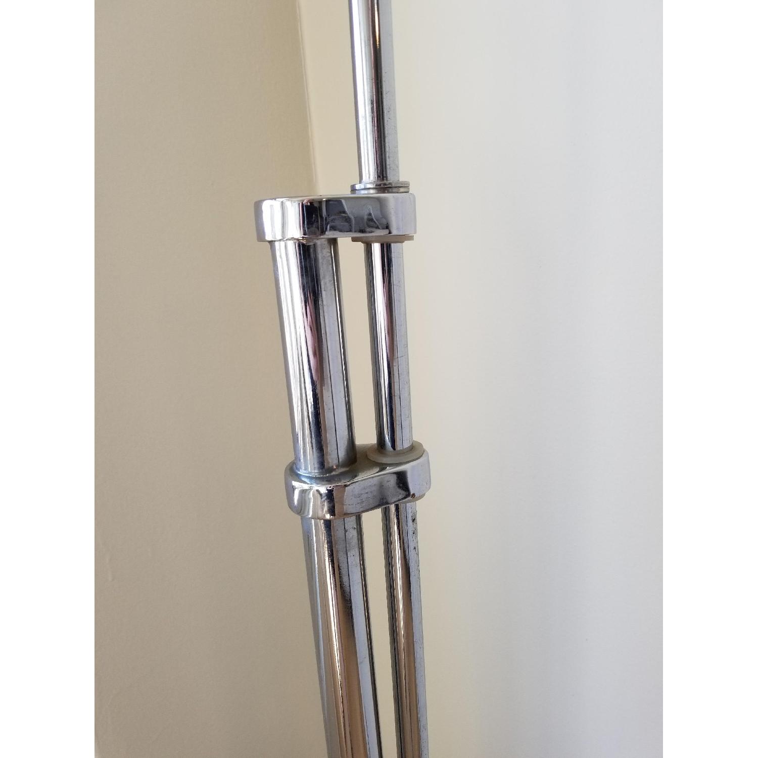 Nova Contour Polished Chrome Arc Lamp w/ Wood Base - image-8