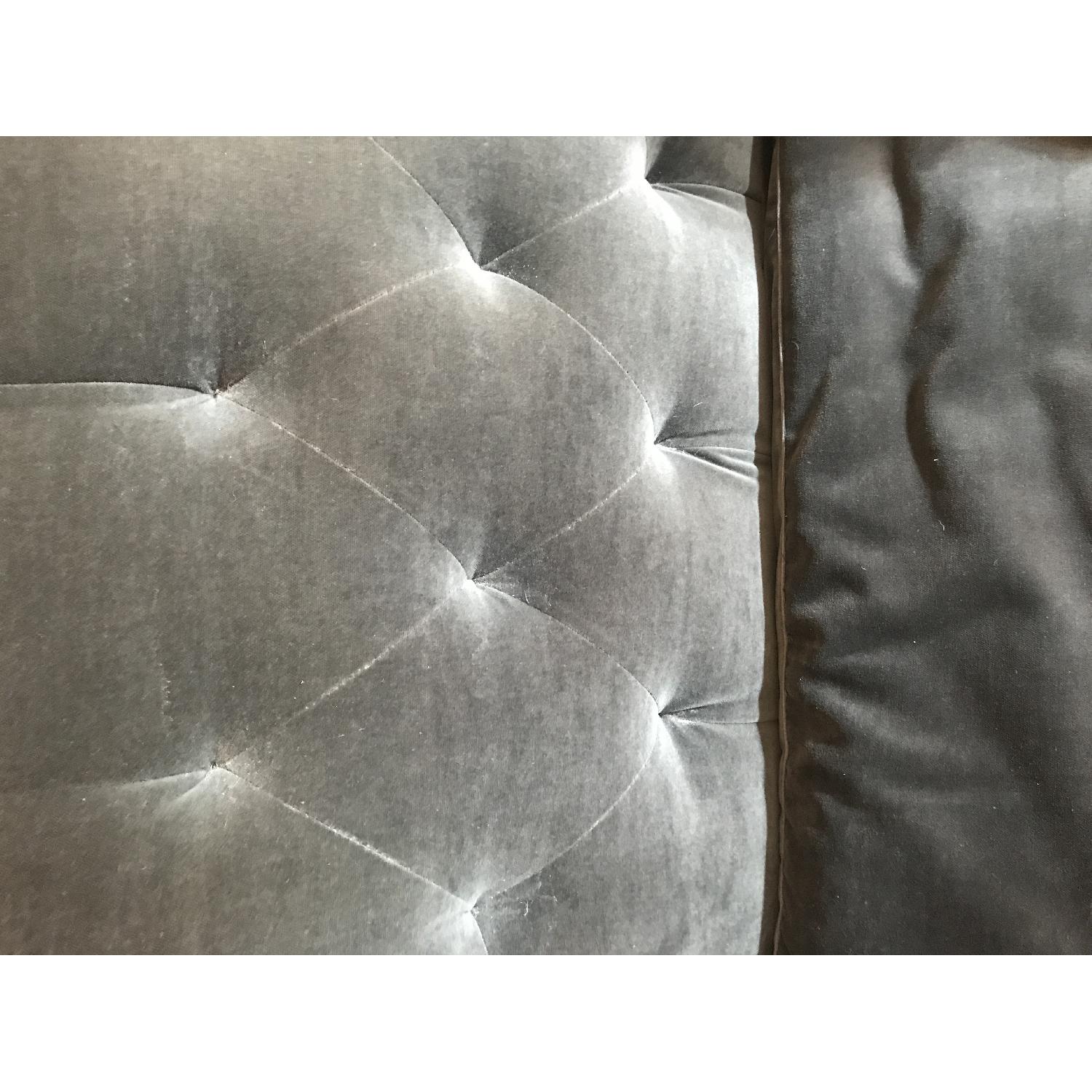 Cisco Brothers Clarence Velvet Tufted Sofa - image-5