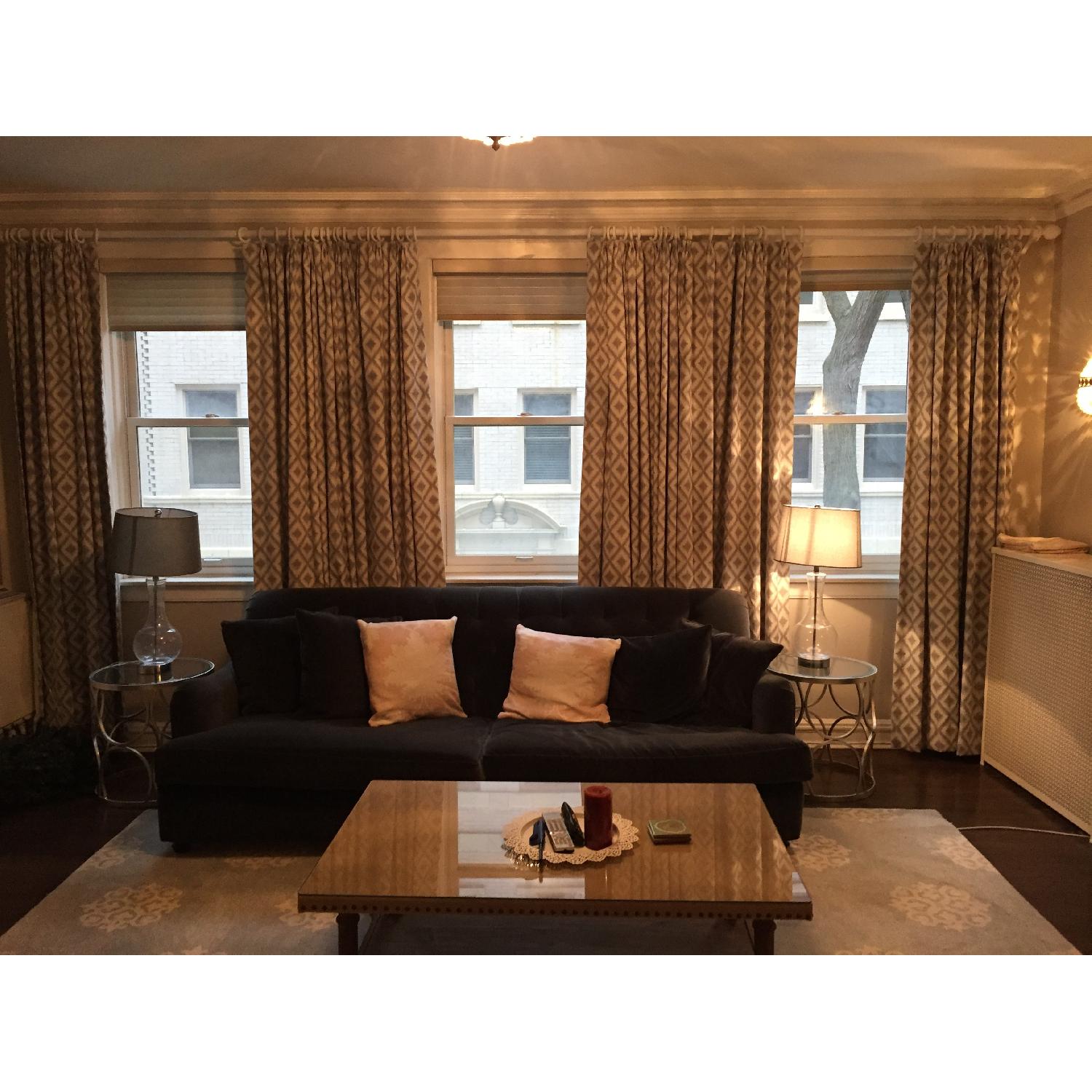 Cisco Brothers Clarence Velvet Tufted Sofa - image-6