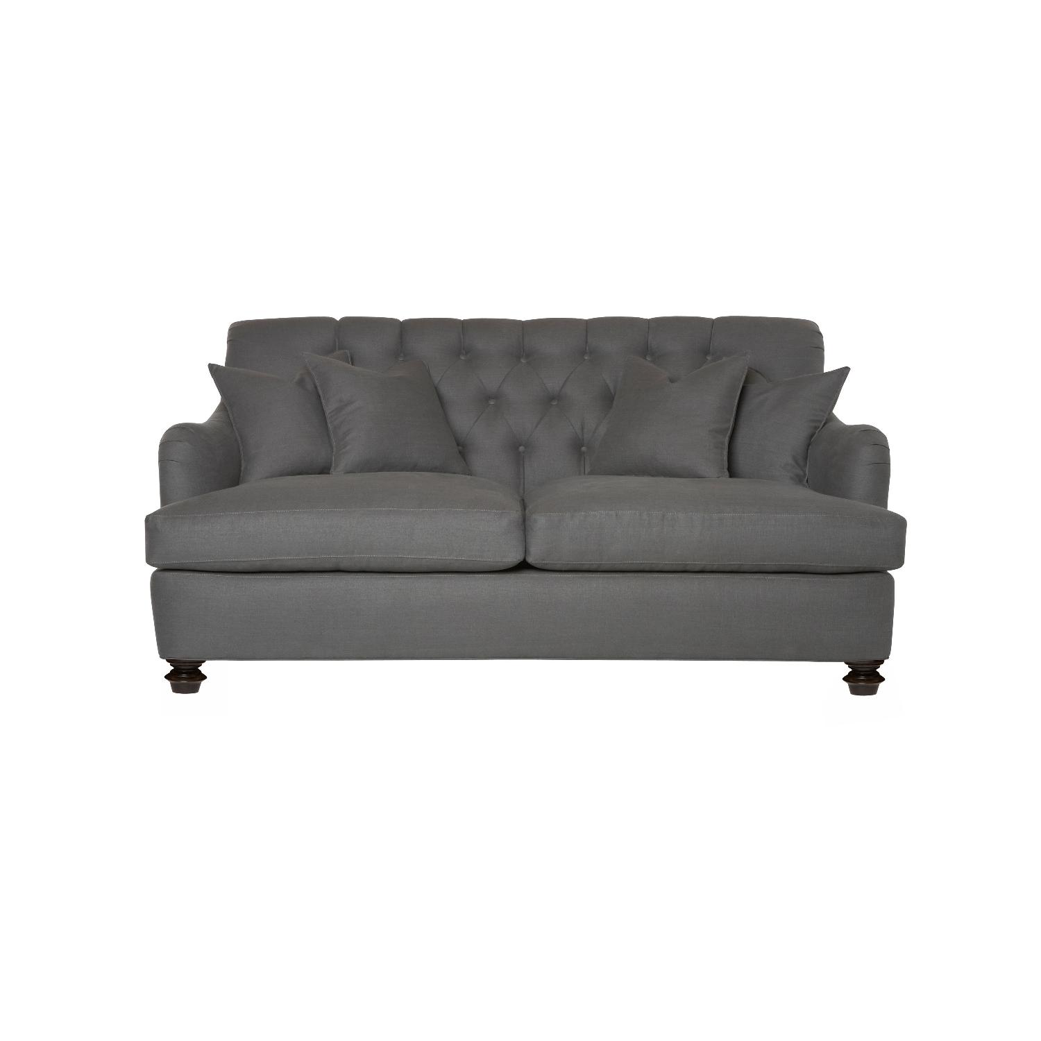 Cisco Brothers Clarence Velvet Tufted Sofa - image-7