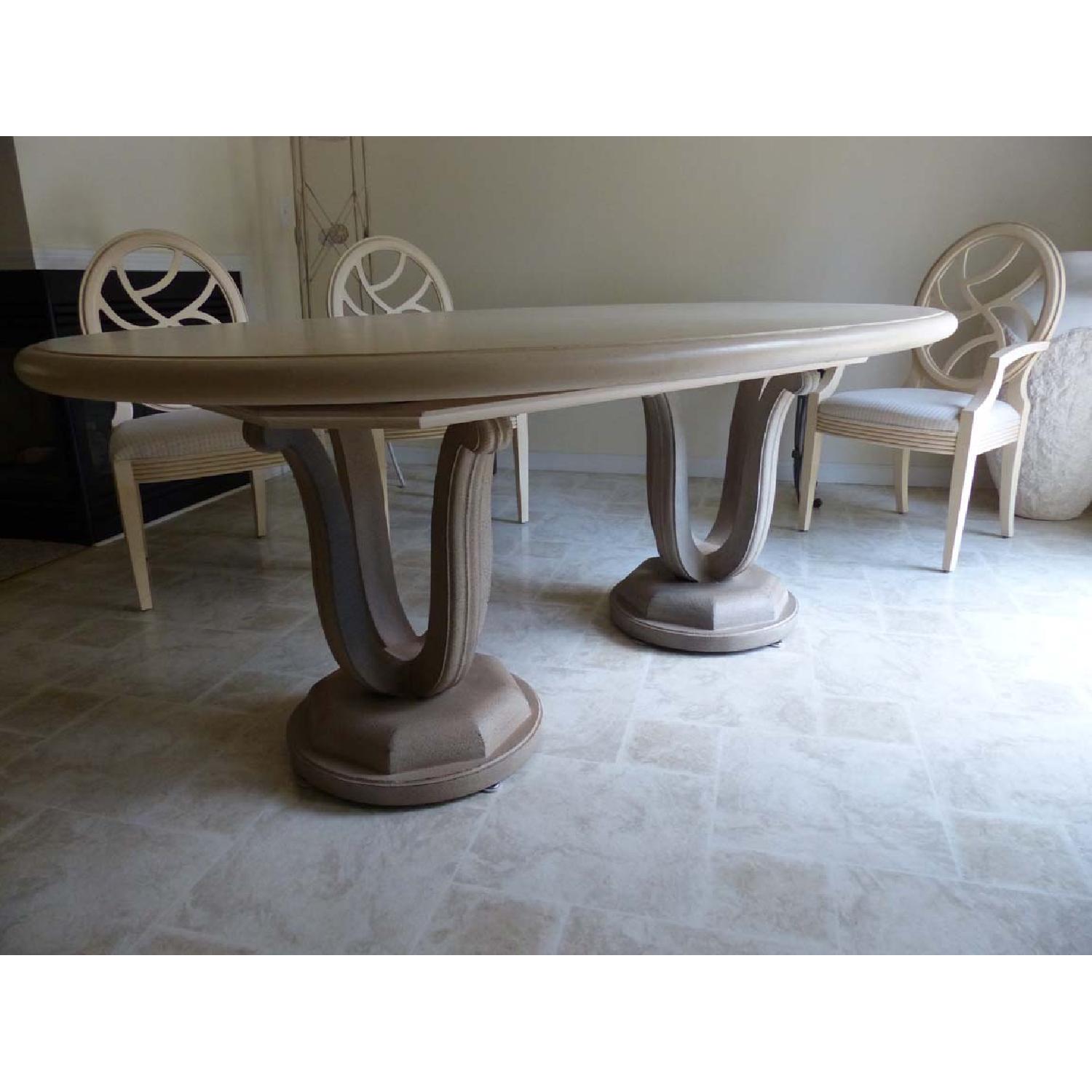 Drexel Heritage Oval Dining Table w/ 6 Chairs - image-2