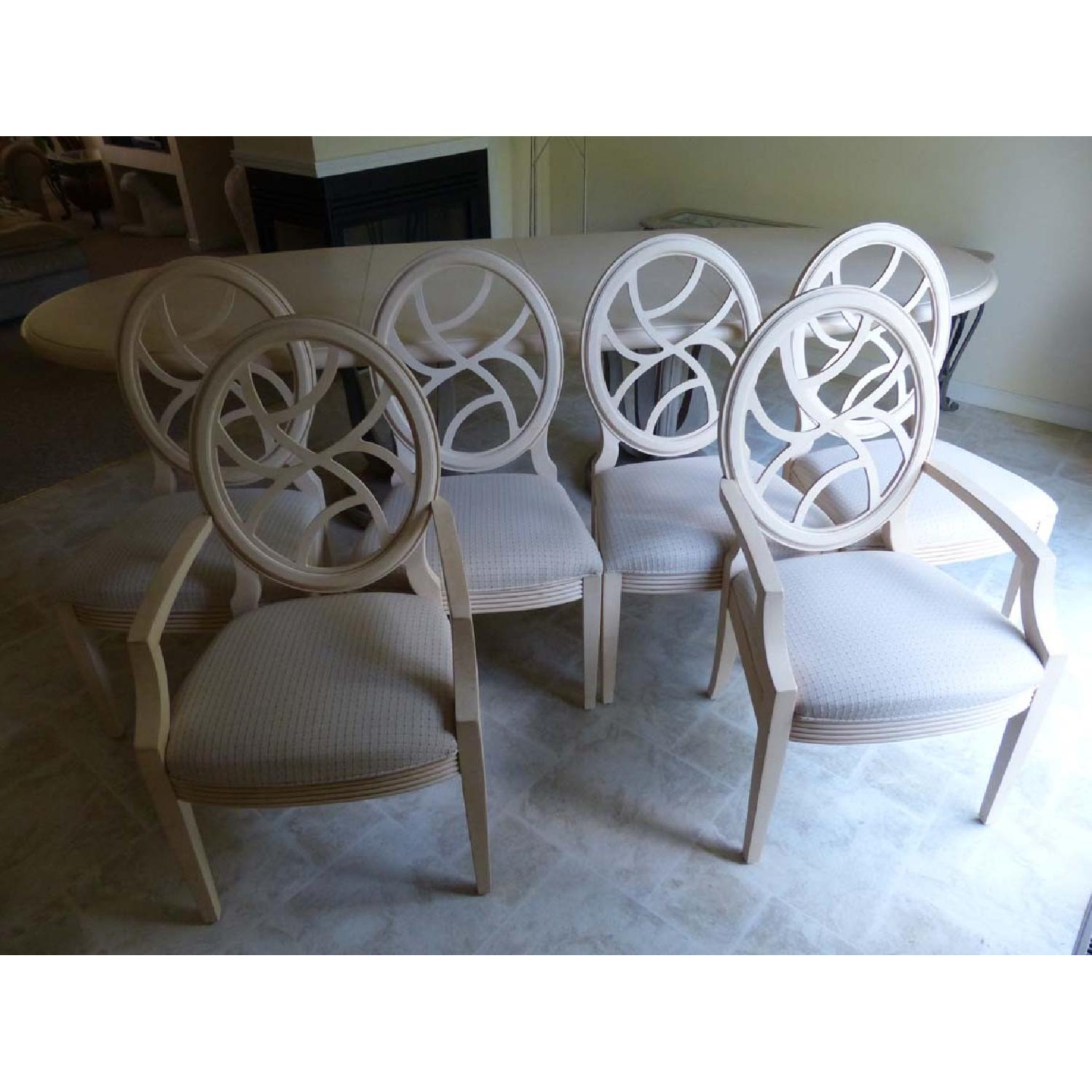 Drexel Heritage Oval Dining Table w/ 6 Chairs - image-8