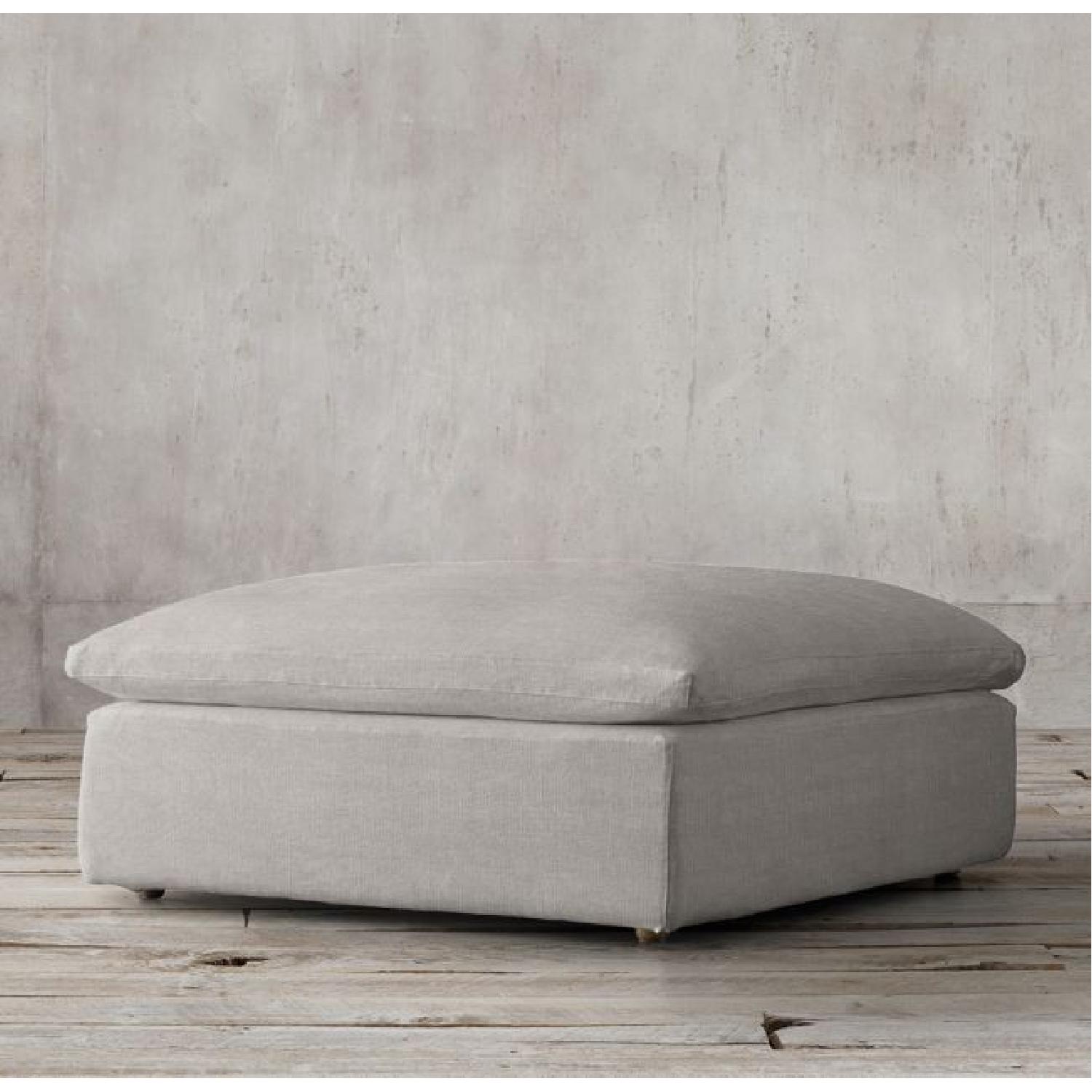 Restoration Hardware Cloud Ottoman - image-4