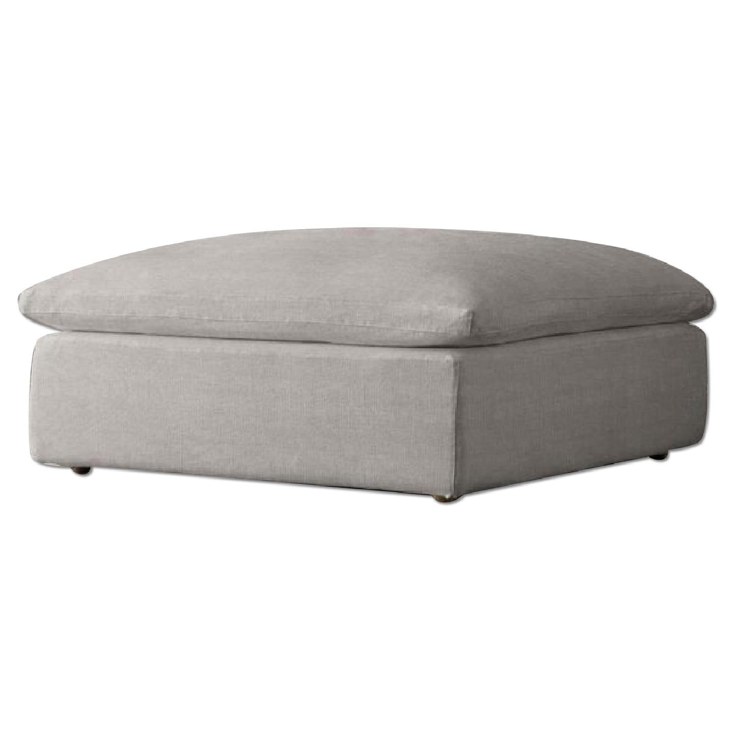 Restoration Hardware Cloud Ottoman Aptdeco