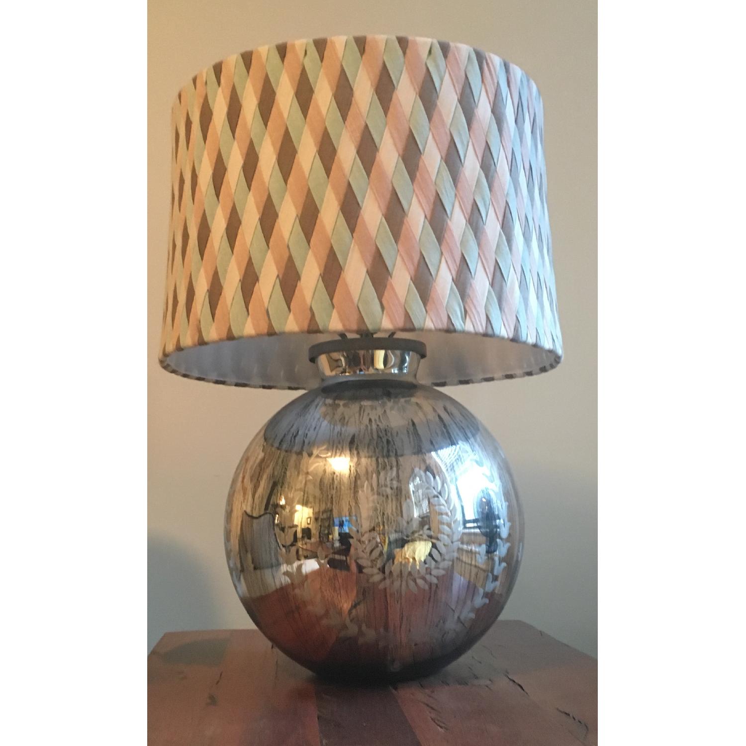 Anthropologie Woven Lamp Shade - image-4