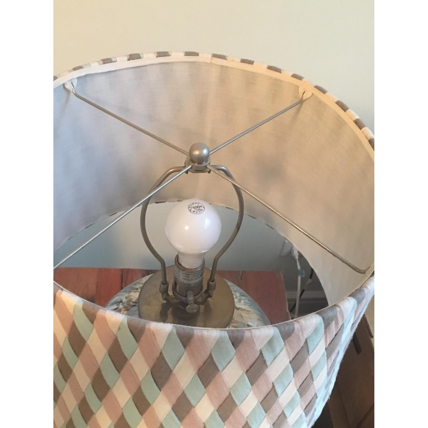 Anthropologie Woven Lamp Shade - image-5