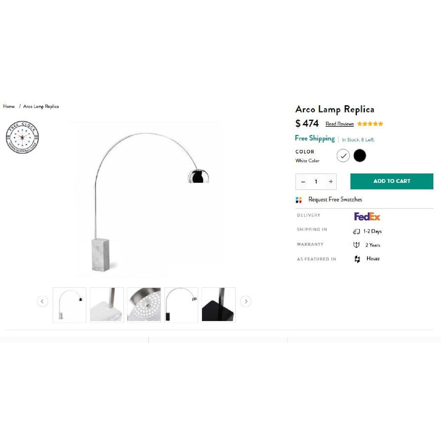 Arco Floor Lamp Replica - image-4