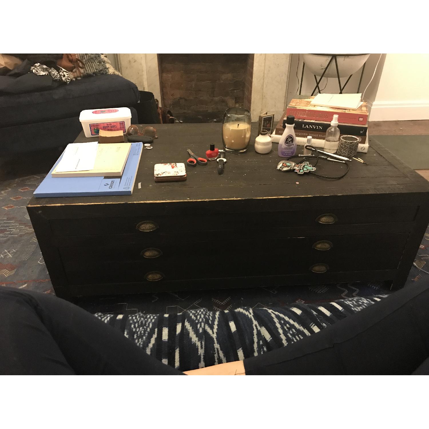 Restoration Hardware Printmaker's Coffee Table - image-2