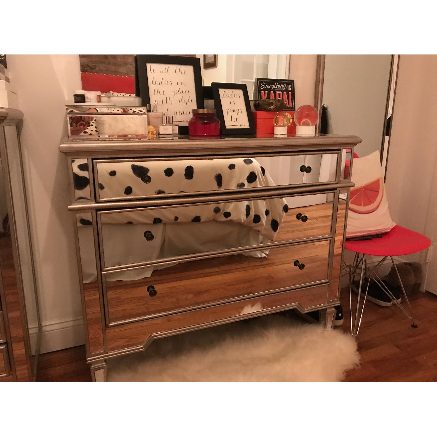 Bob's 3-Piece Mirrored Bedroom Set - image-1