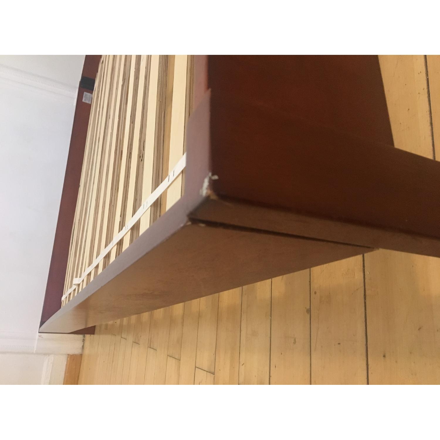 Wood Low Queen Bed Frame - image-1