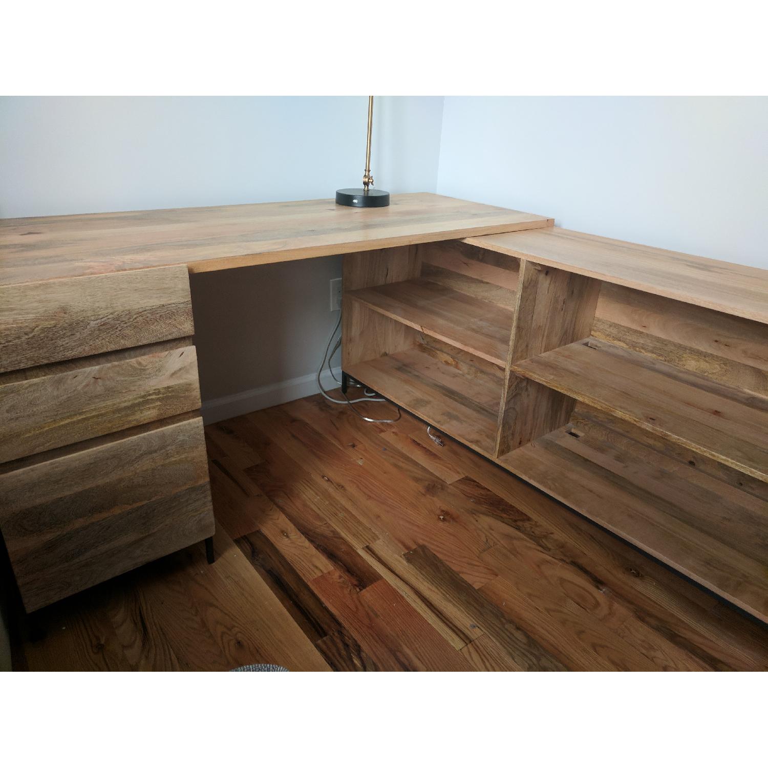 West Elm Industrial Storage Modular Desk - image-1
