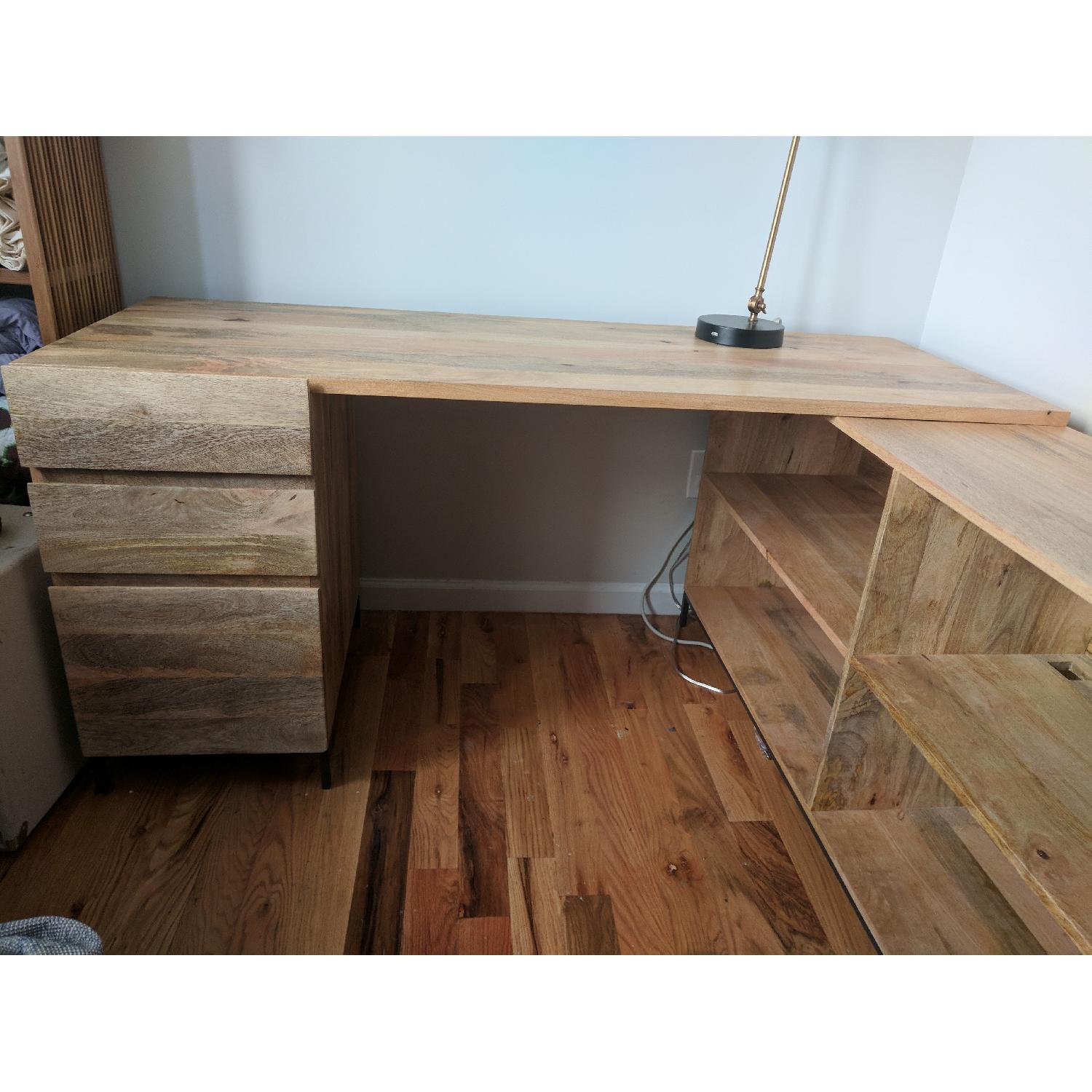 West Elm Industrial Storage Modular Desk - image-3