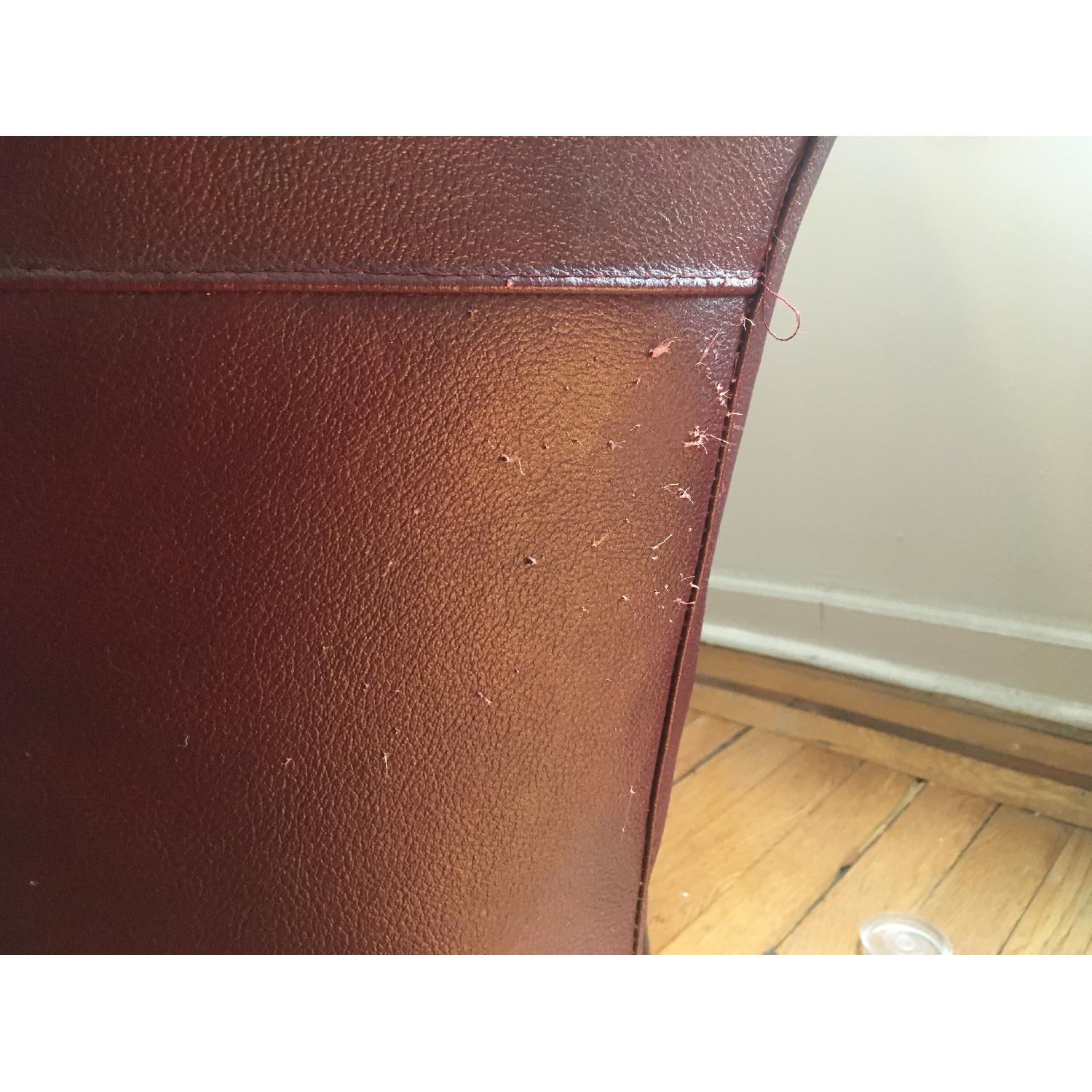 Dark Leather Armchair - image-4