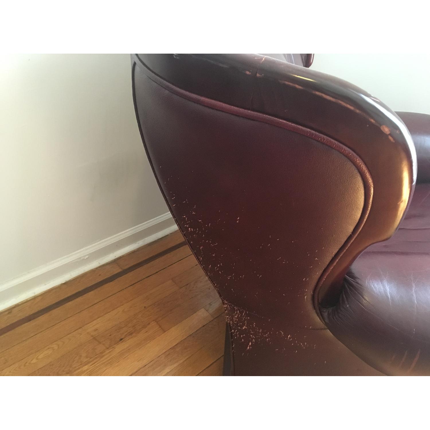 Dark Leather Armchair - image-6