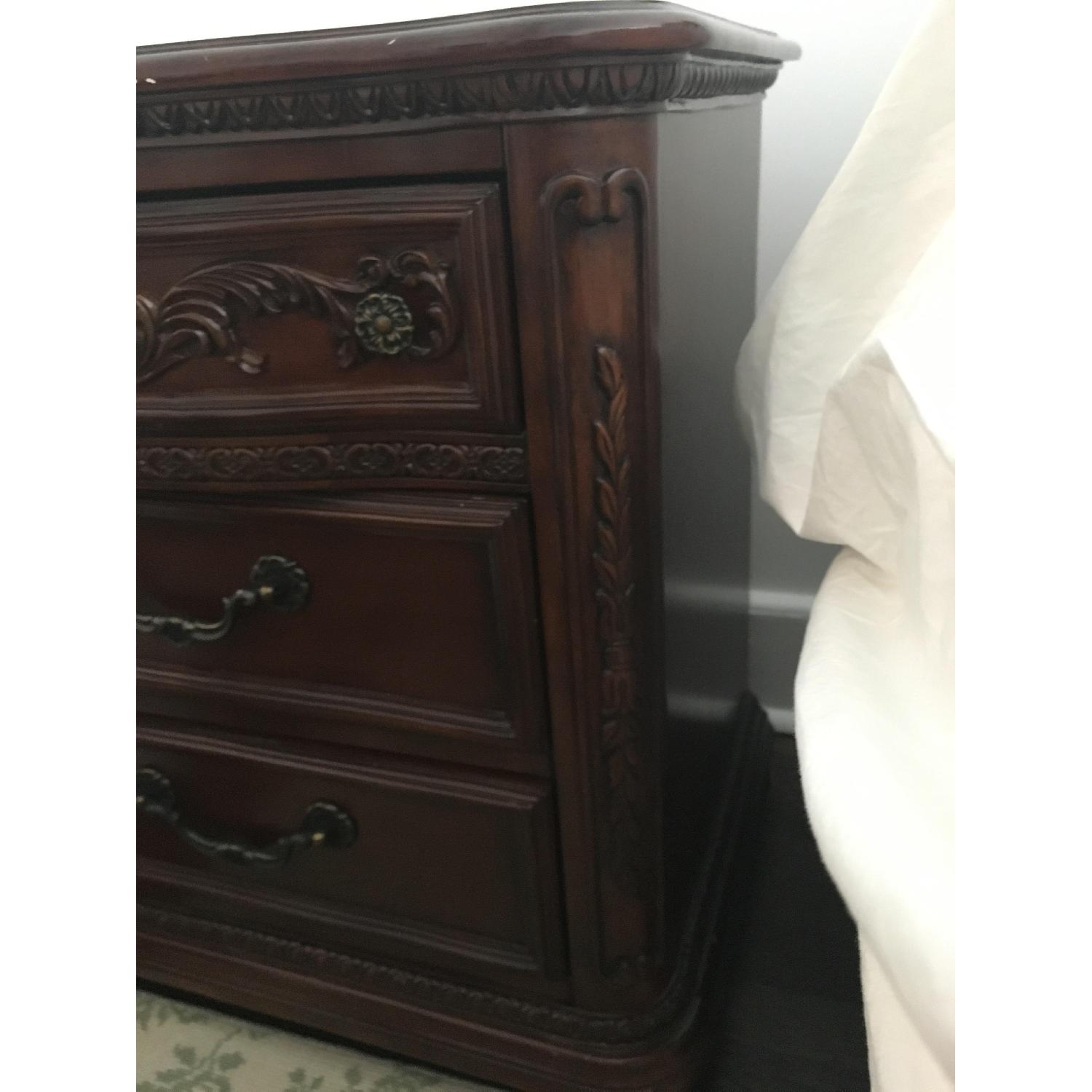 Laura Ashley Dark Wood 3-Drawer Nightstand - image-4