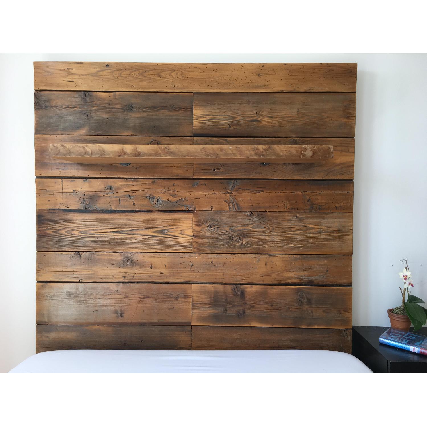 Silo Jed Turner Custom Salvaged Hemlock Wood Headboard - image-1