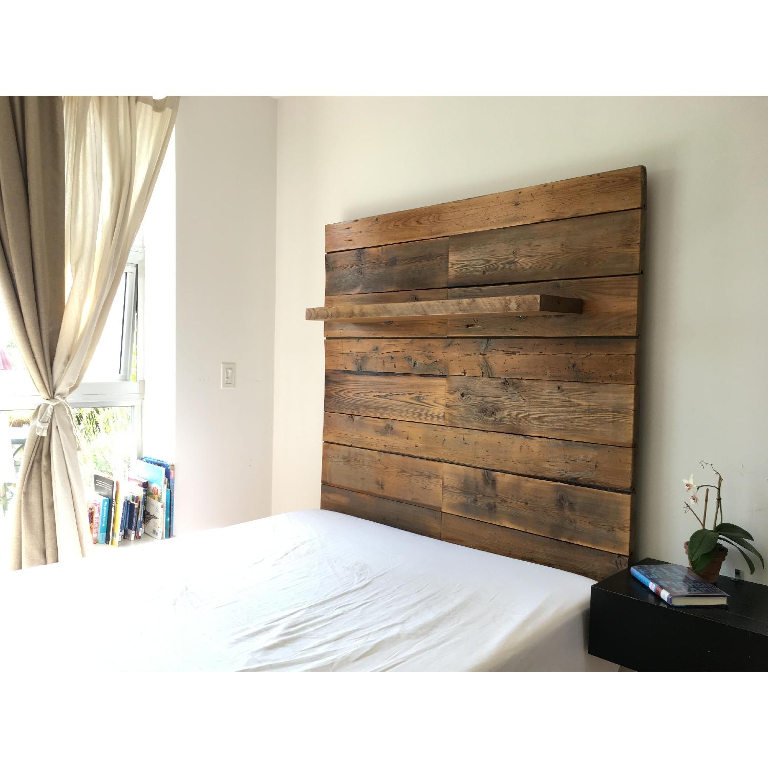 Silo Jed Turner Custom Salvaged Hemlock Wood Headboard - image-4