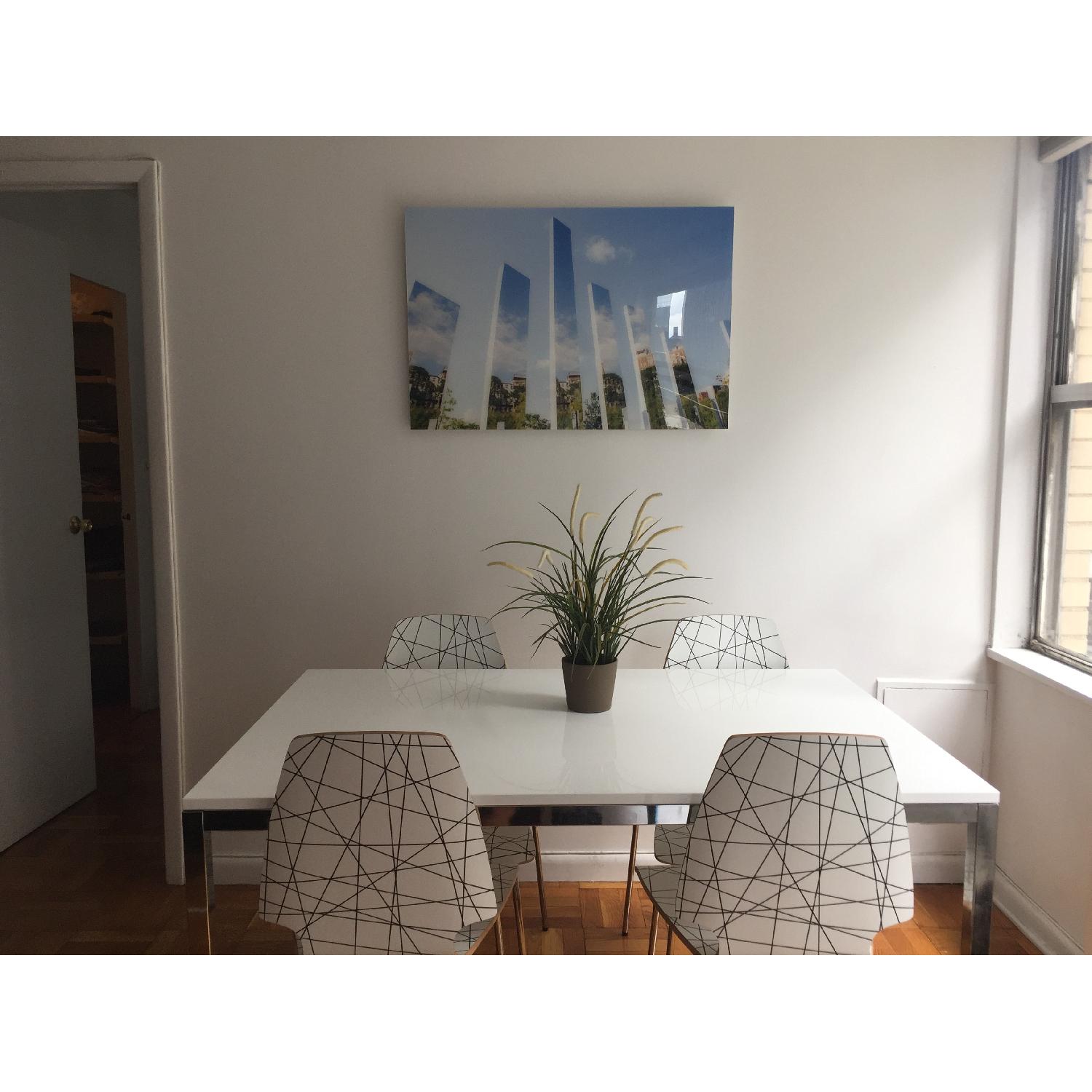 Ikea Torsby Dining Table w/ 4 Vilmar Chairs - image-5