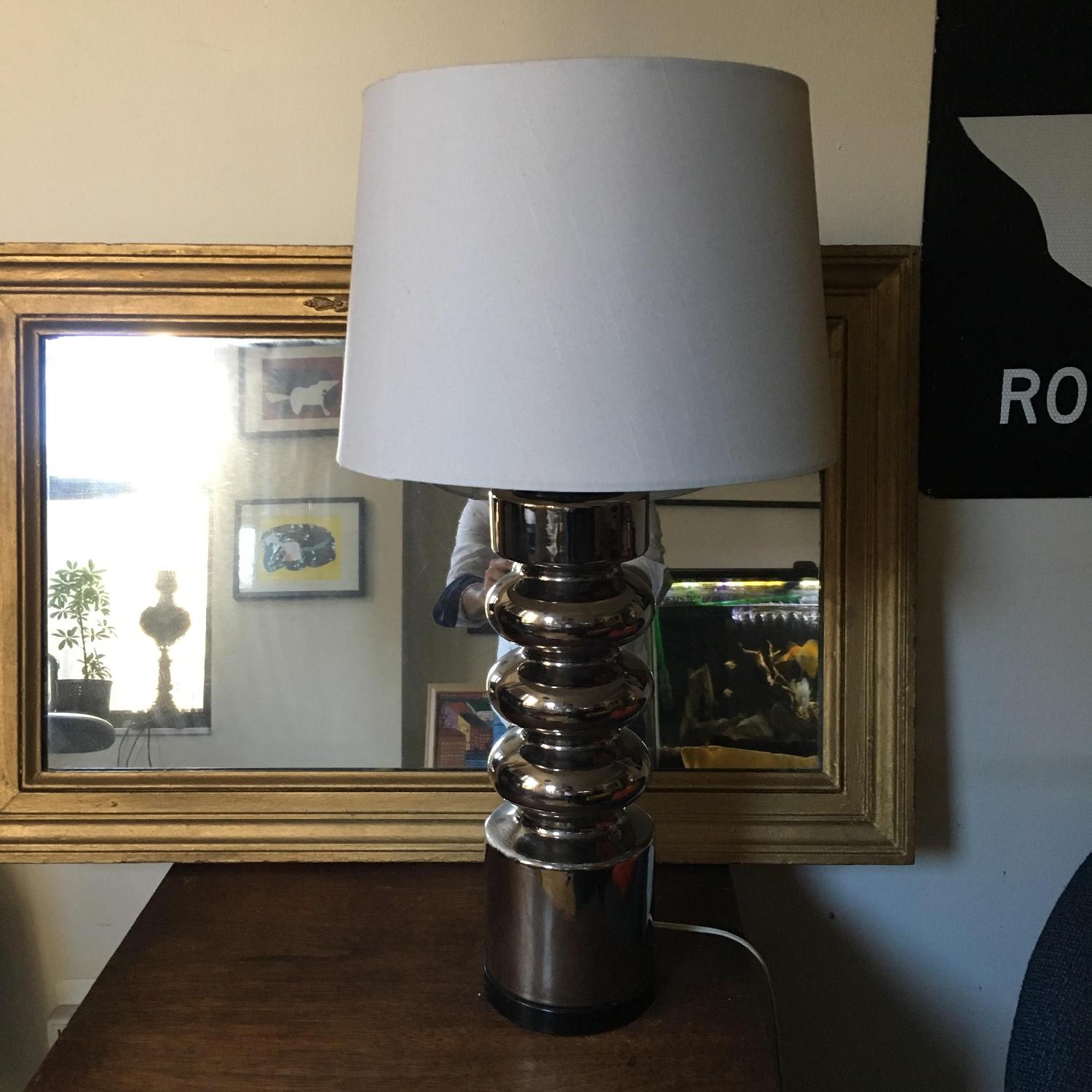 Vintage George Kovacs Inspired Chrome Table Lamp - image-7