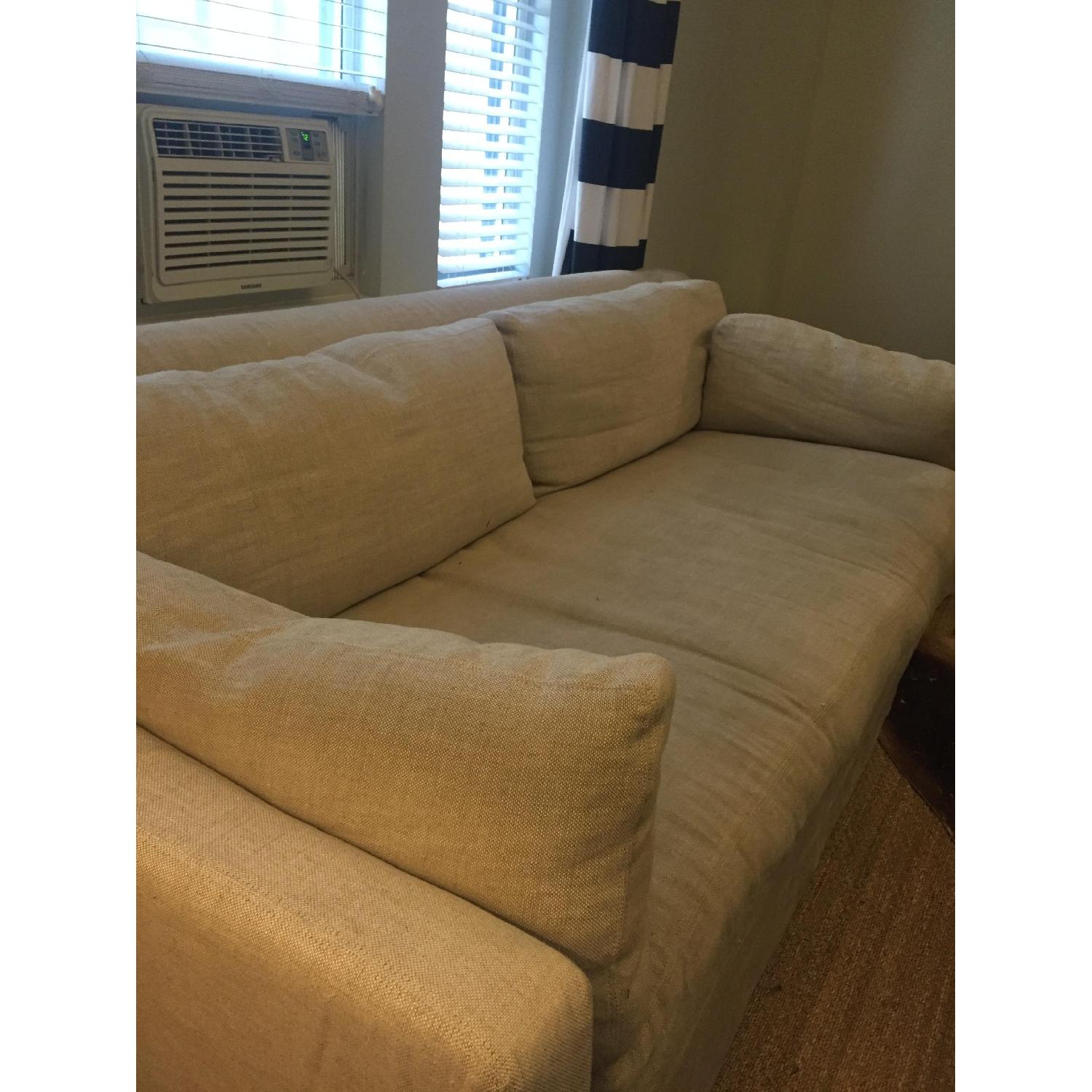 Restoration Hardware Belgian Classic Slope Arm Slipcovered Sofa - image-5