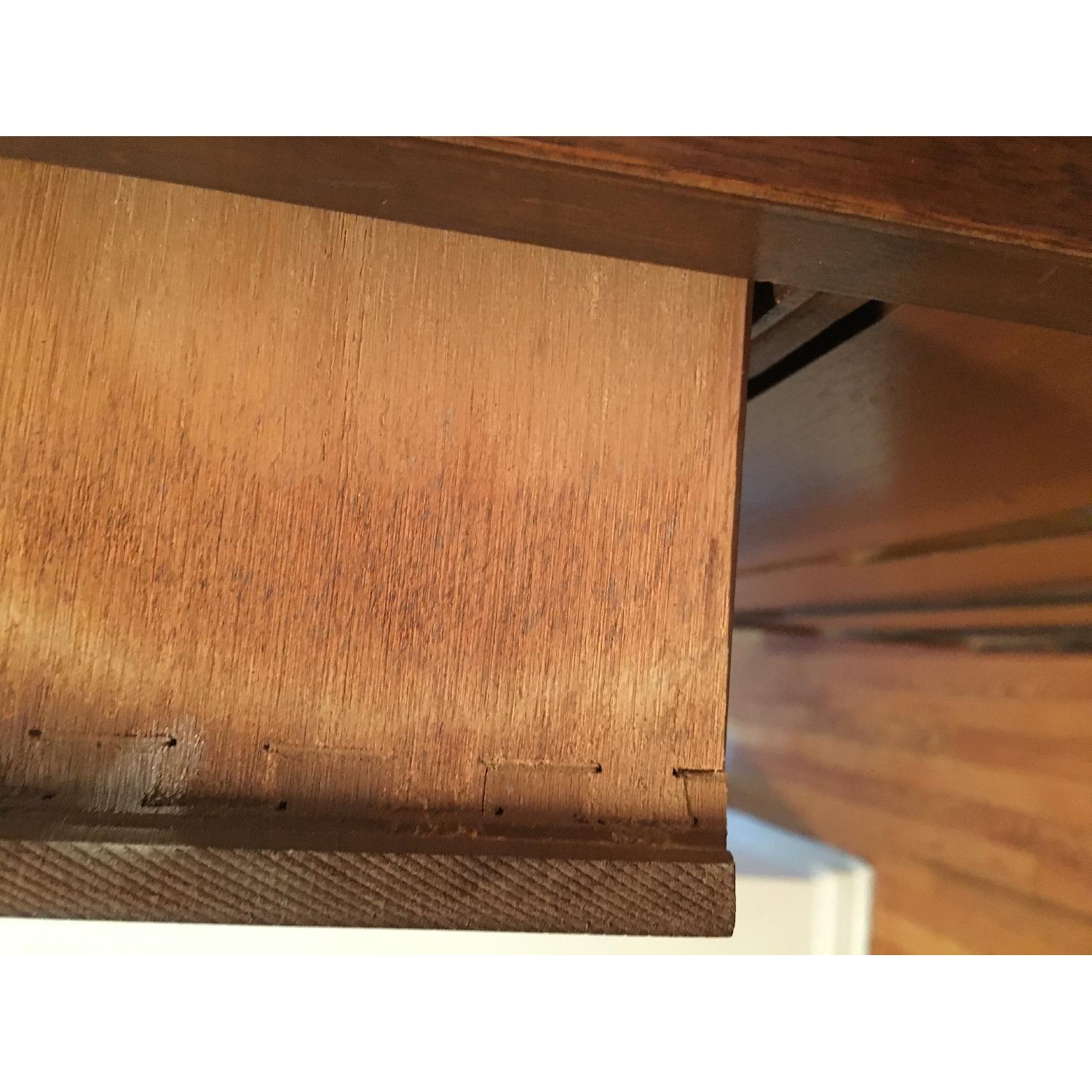 Vintage Mid Century Modern Tall Chestnut Dresser - image-5