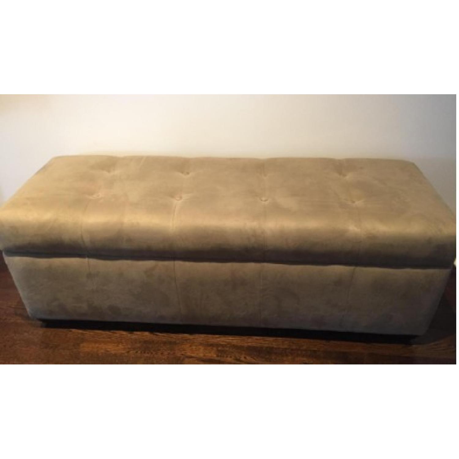 Restoration Hardware Storage Bench - image-1