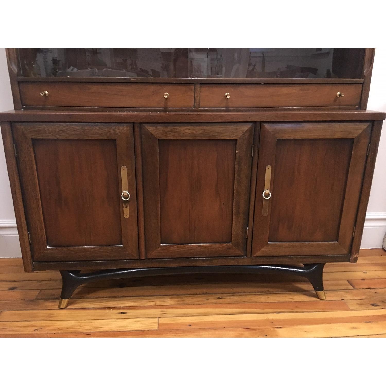 Vintage Mid Century Modern China Cabinet - image-2