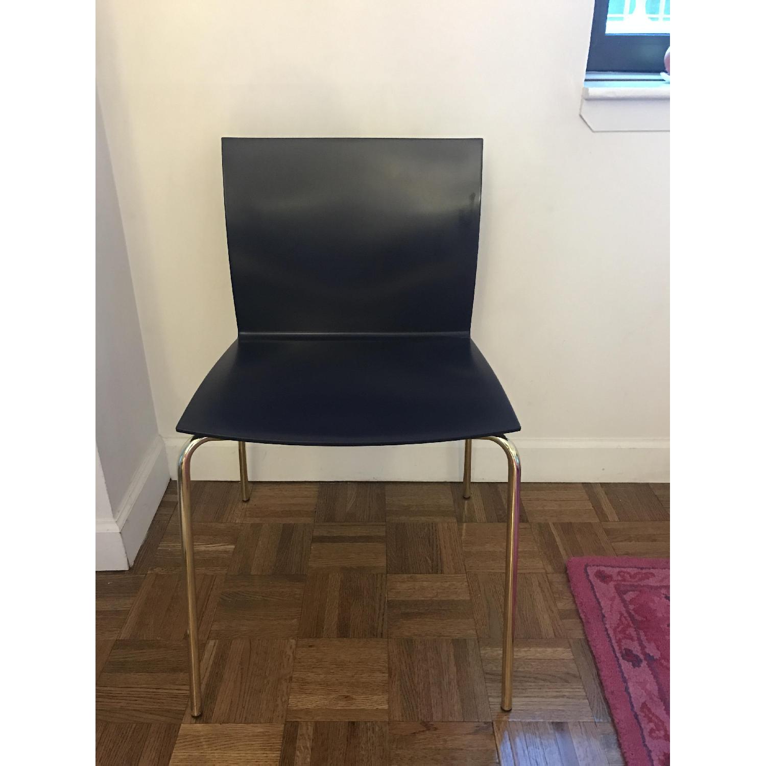 CB2 Navy Slim Chair - image-1