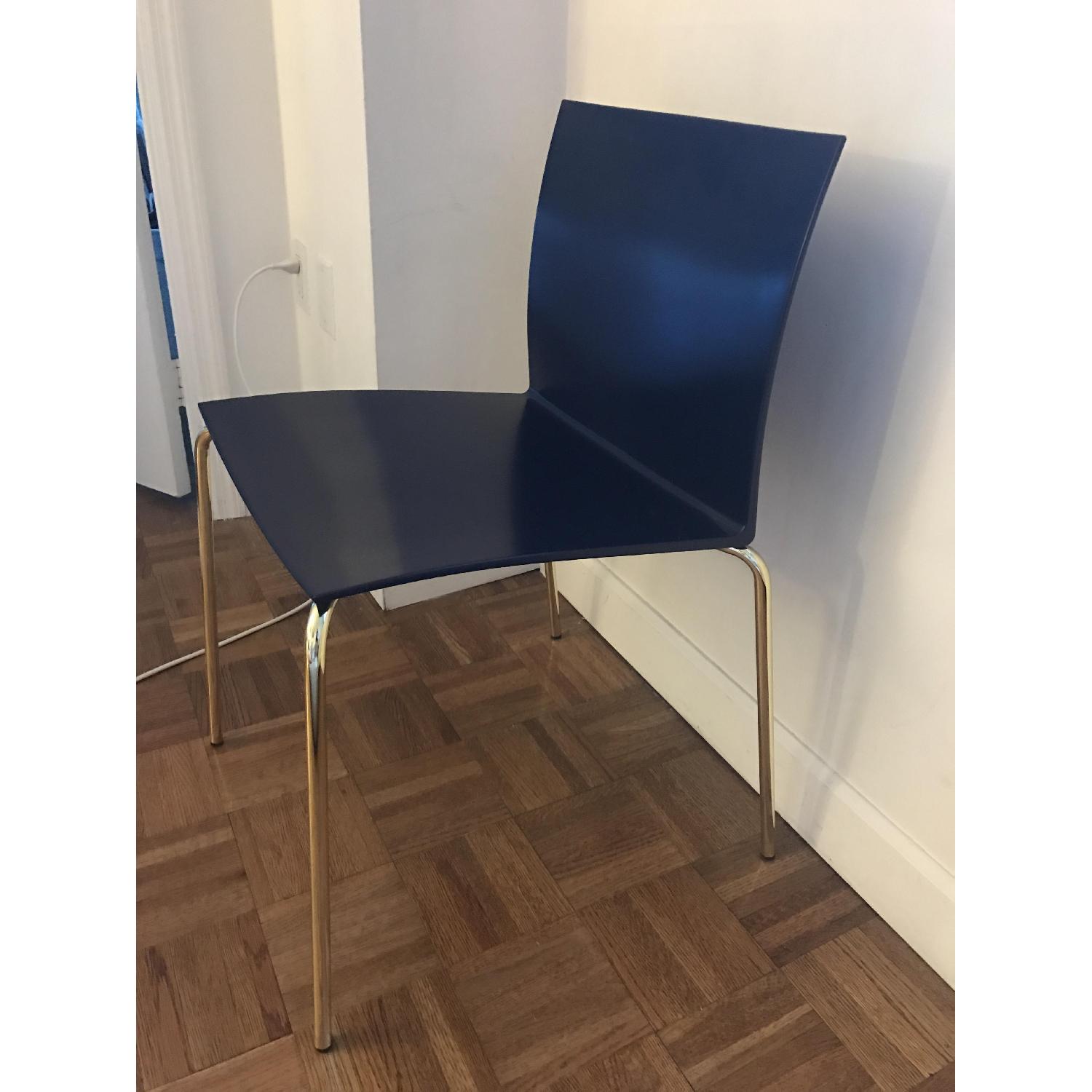 CB2 Navy Slim Chair - image-2