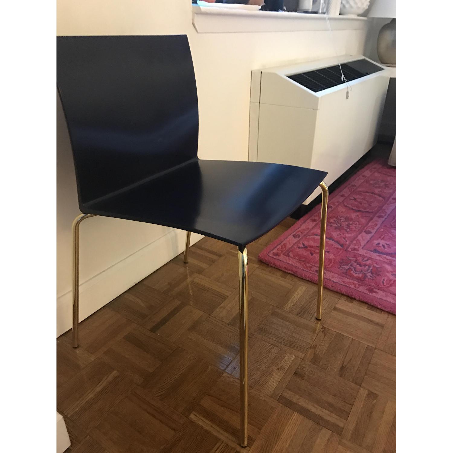 CB2 Navy Slim Chair - image-3
