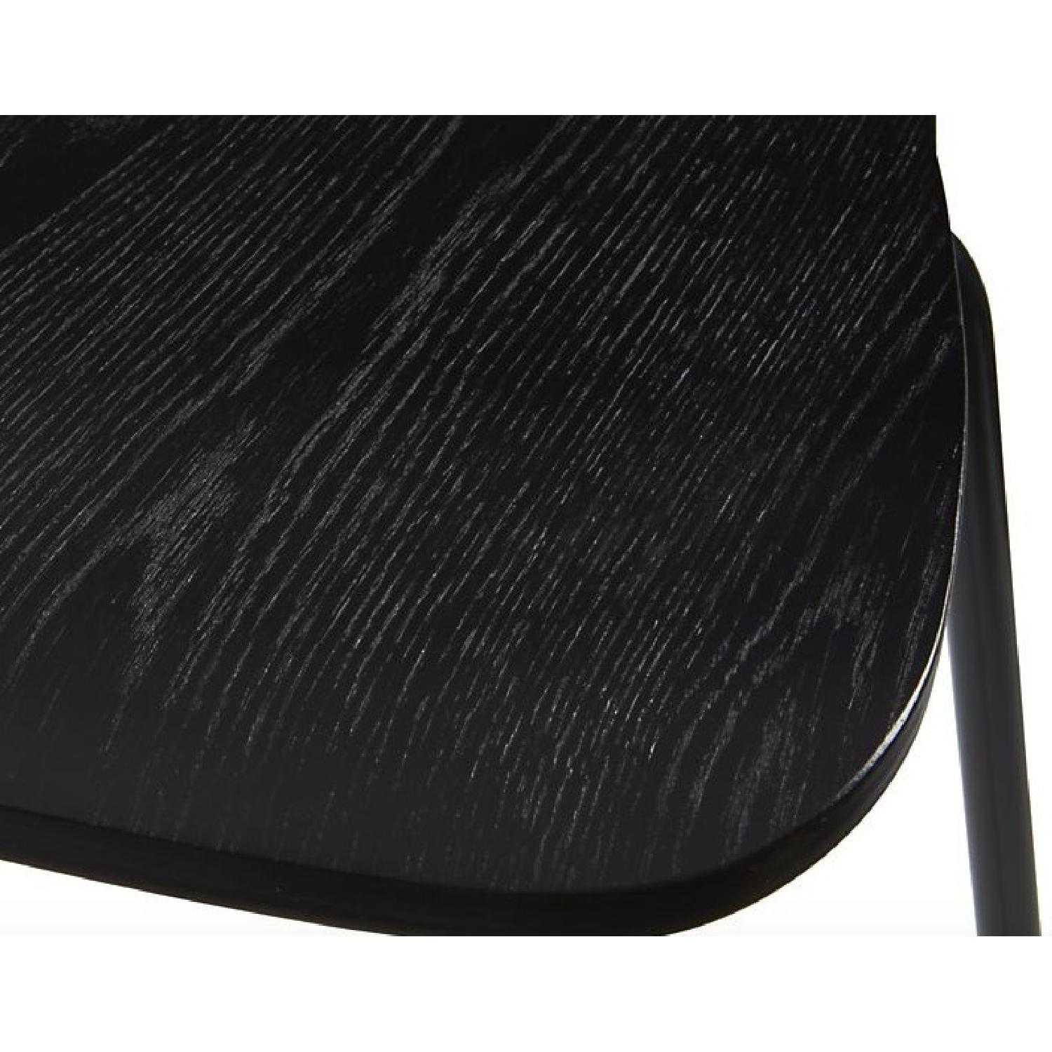 Crate & Barrel Felix Black Counter Stools - image-2