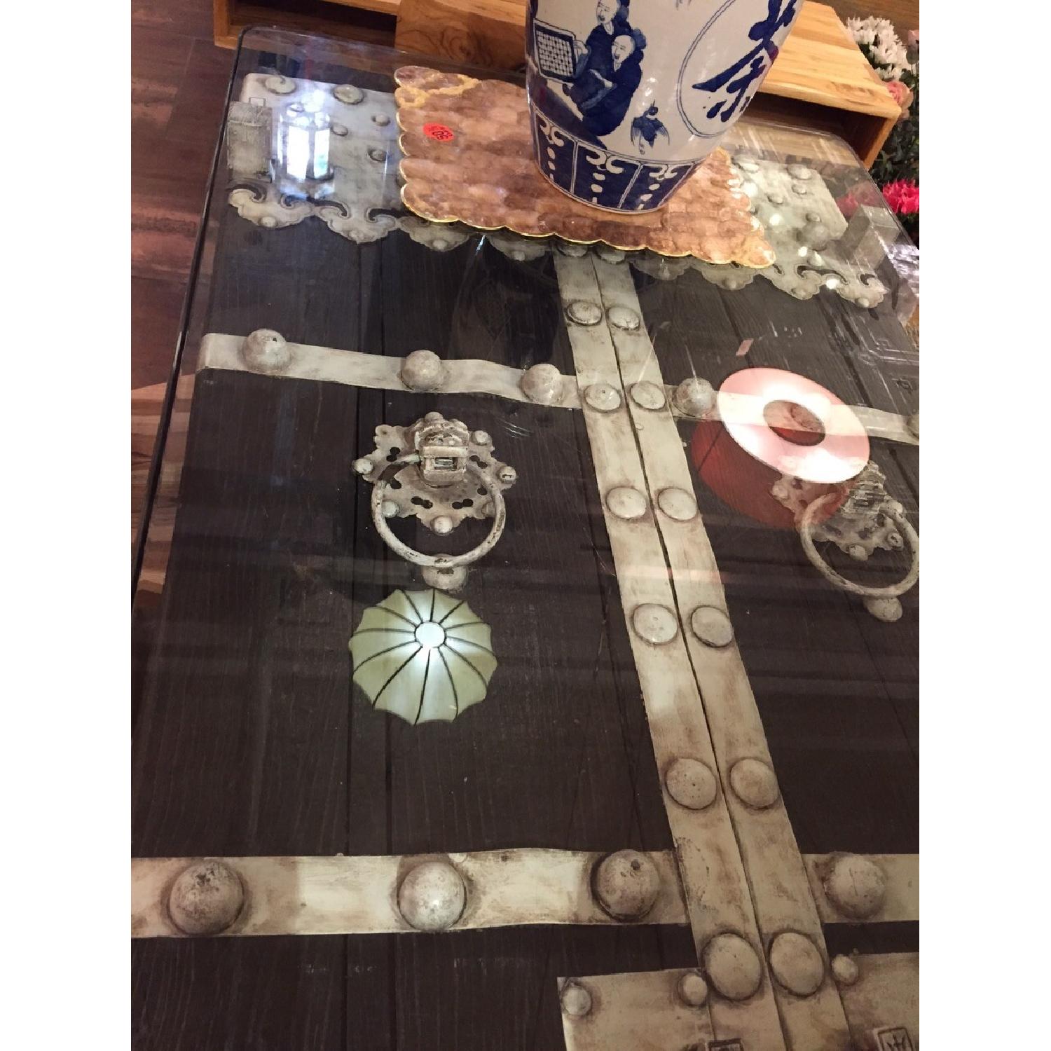 Antique Chinese Wooden Dining Table - image-5