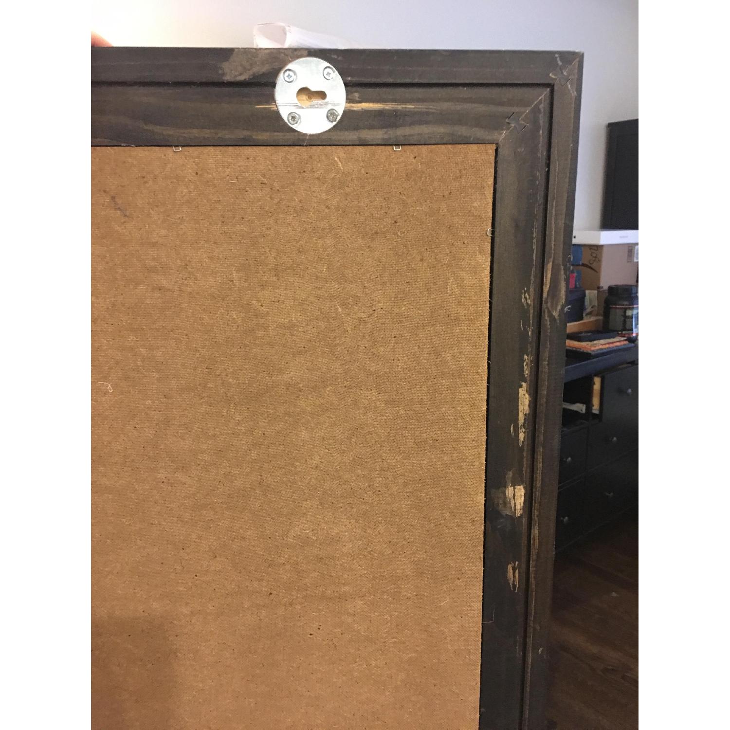 Ikea Hemnes Black-Brown Mirror - image-3