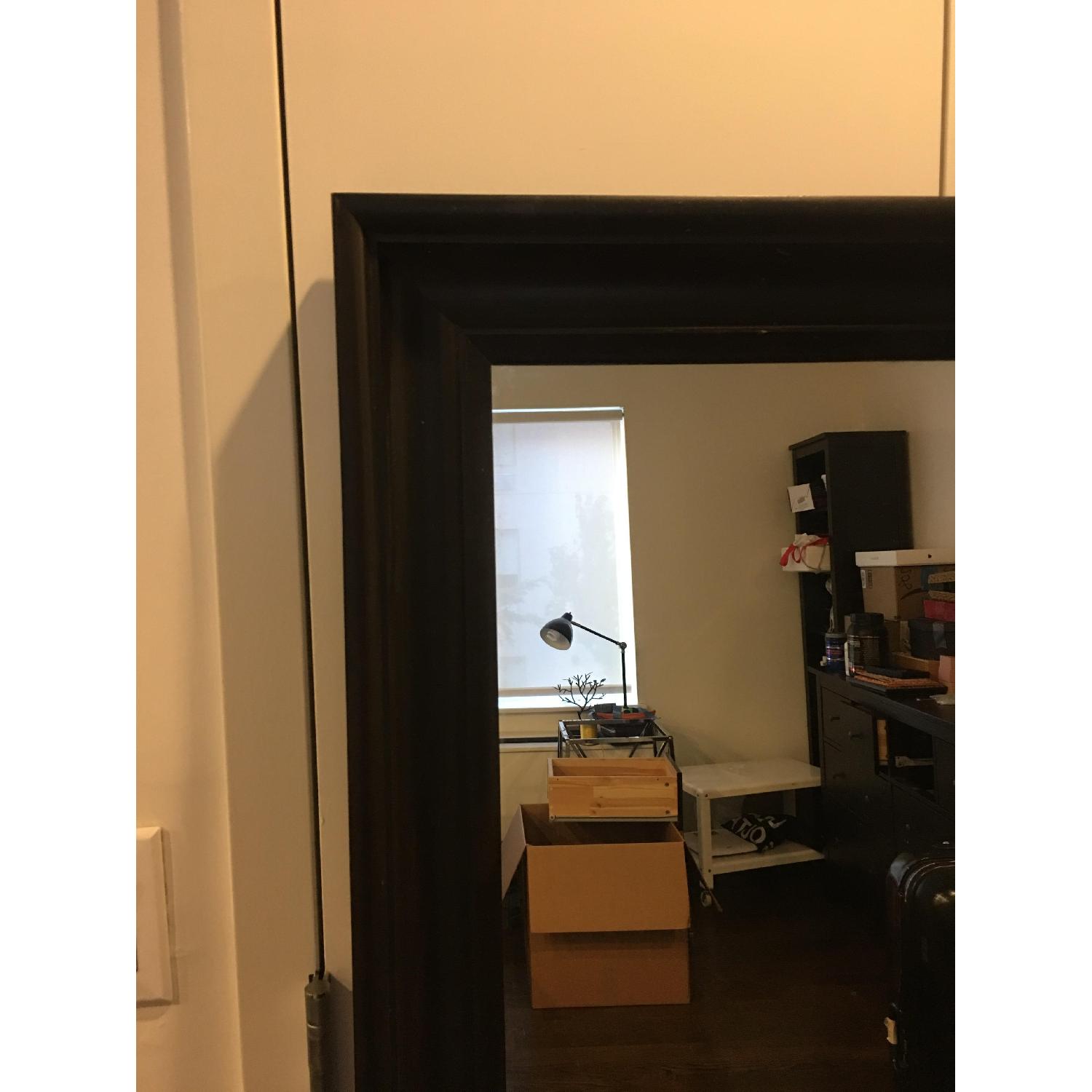 Ikea Hemnes Black-Brown Mirror - image-6