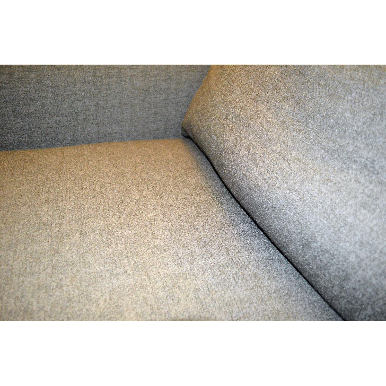 Crate & Barrel Grey Sectional - image-6