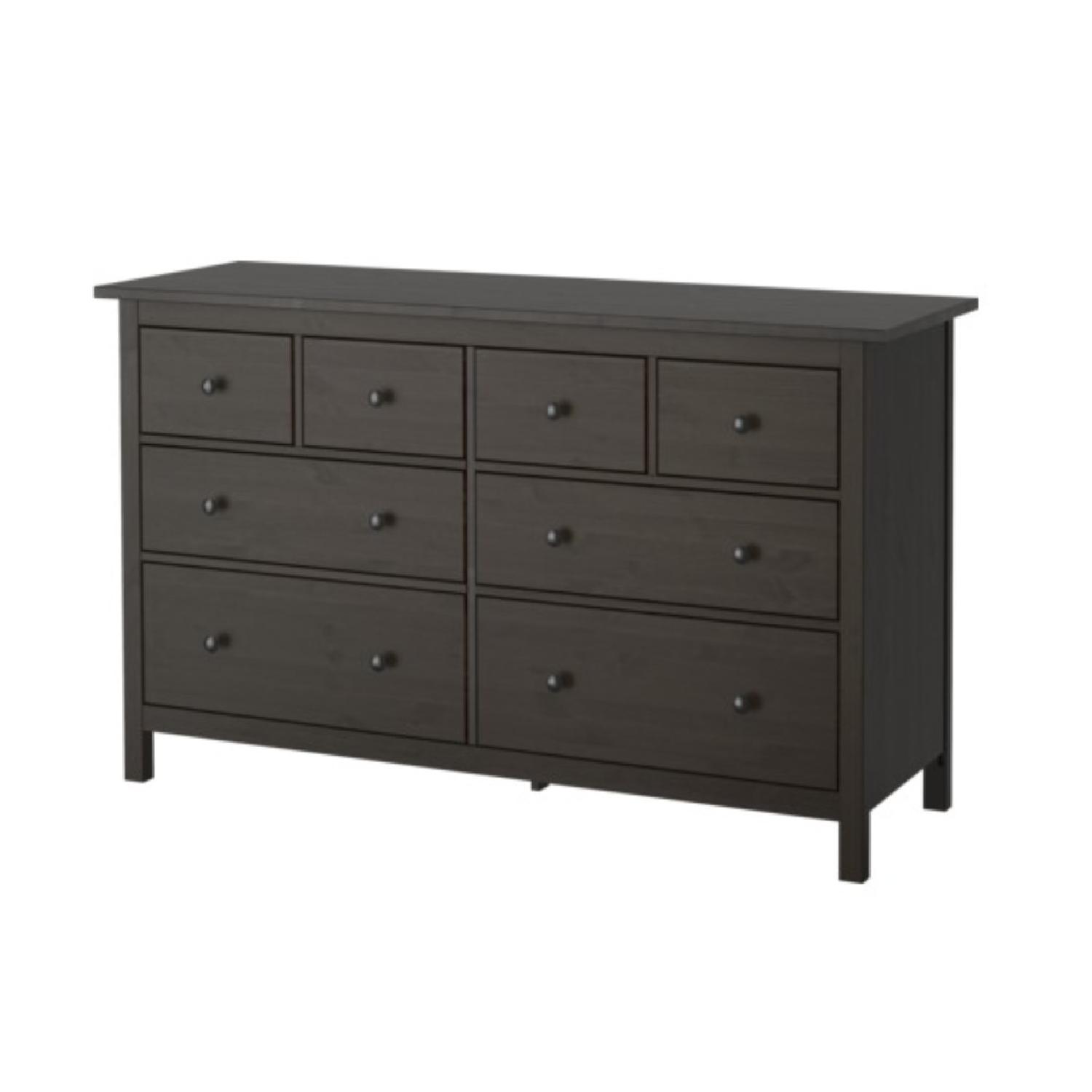 Ikea Hemnes 8Drawer Dresser in BlackBrown AptDeco