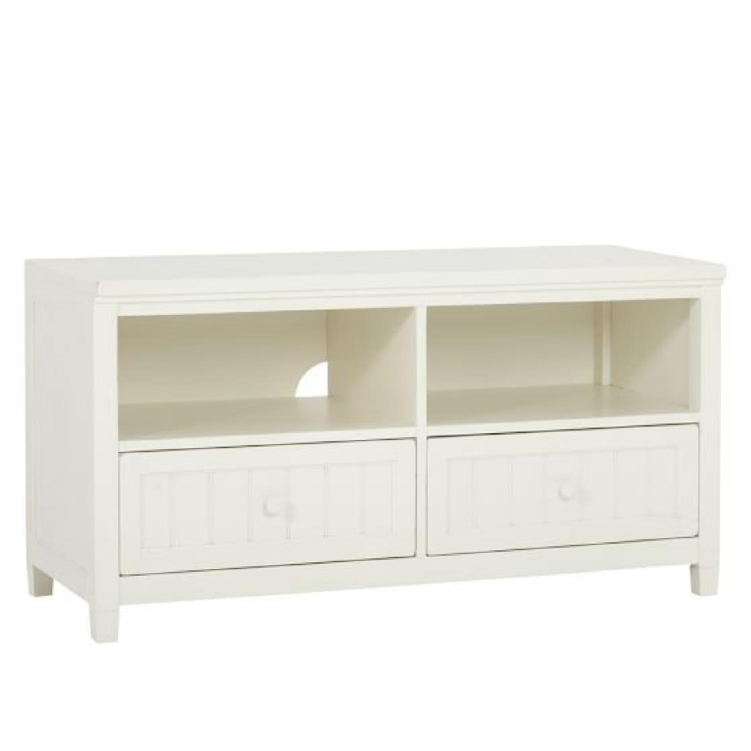Pottery Barn Beadboard Media Console - image-0