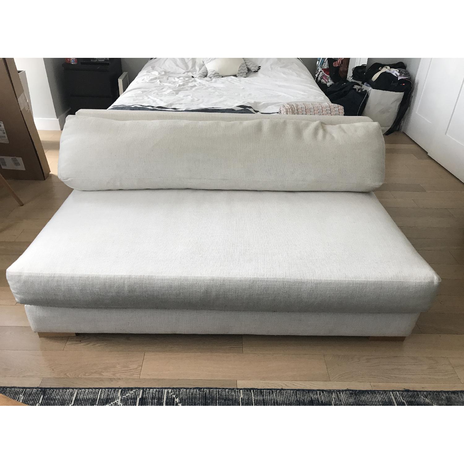 CB2 Piazza Apartment Sofa in Snow - image-1