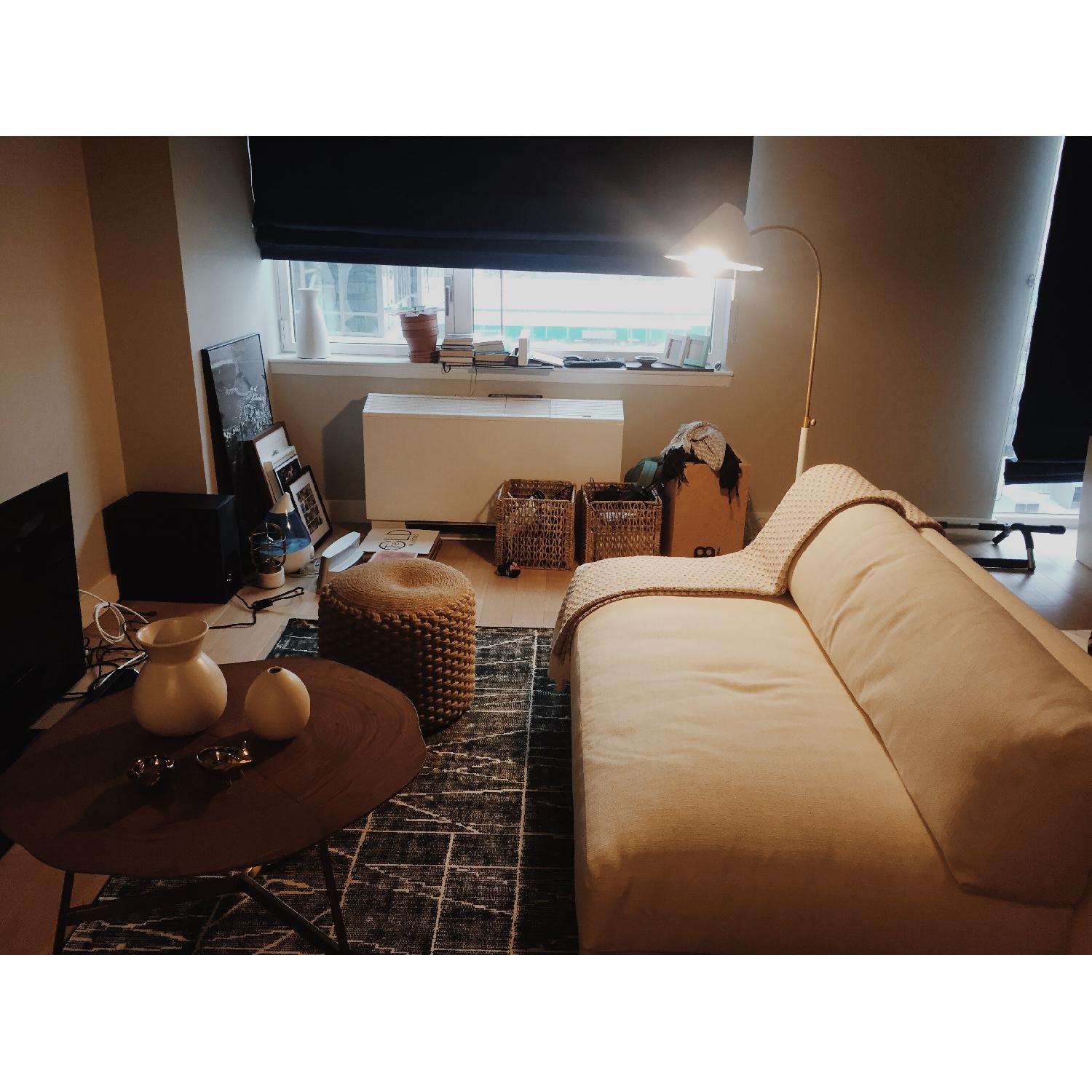 CB2 Piazza Apartment Sofa in Snow - image-3