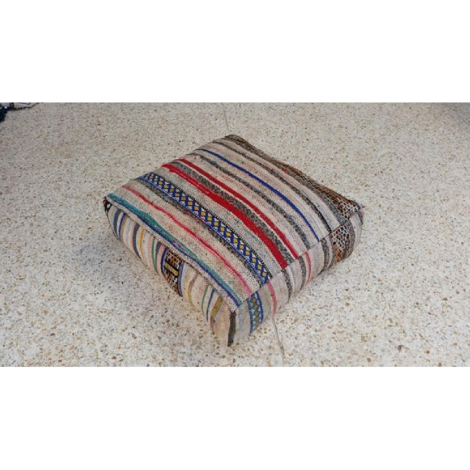 Vintage Moroccan Floor Cushion - image-1