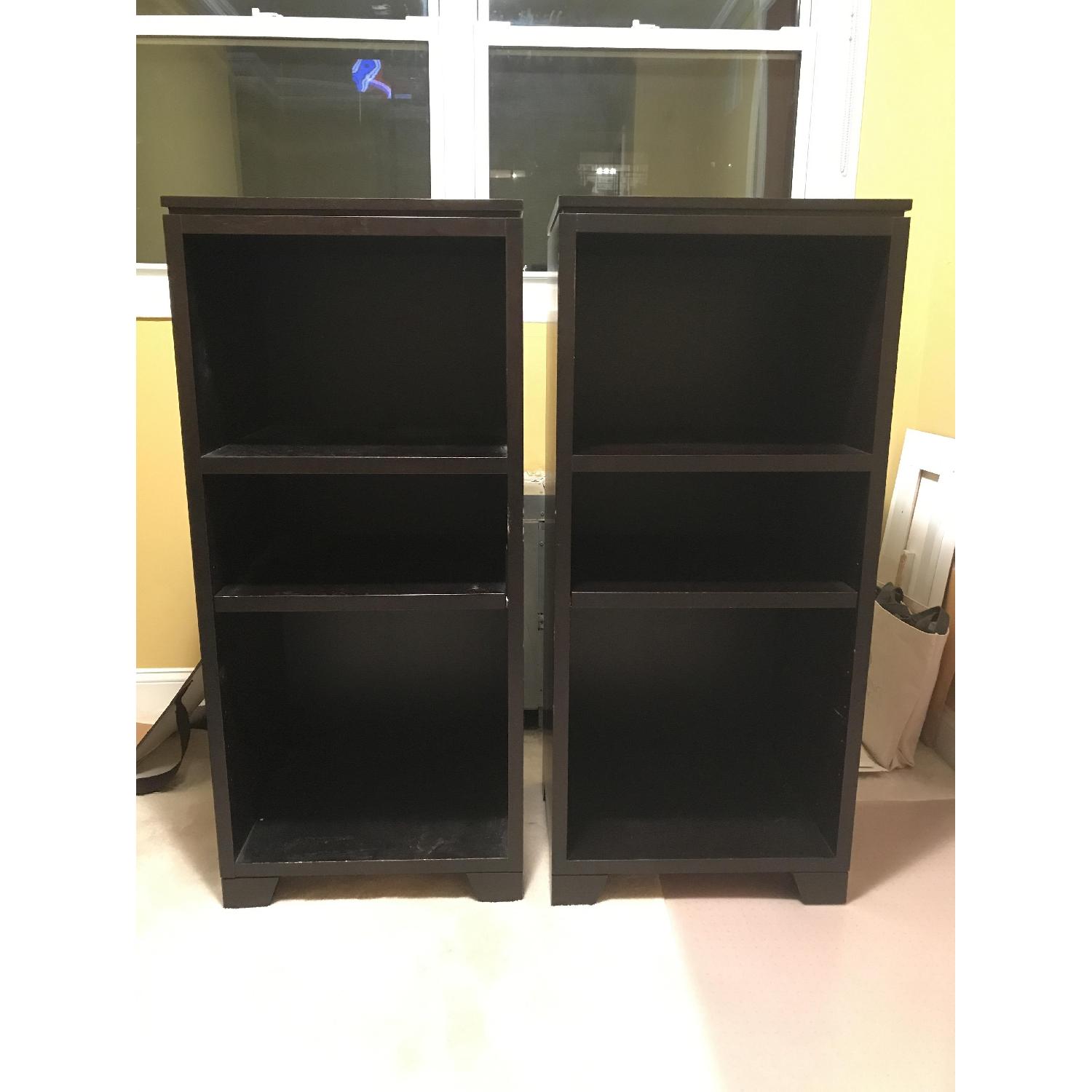 Crate & Barrel Matching Book Shelves - image-1
