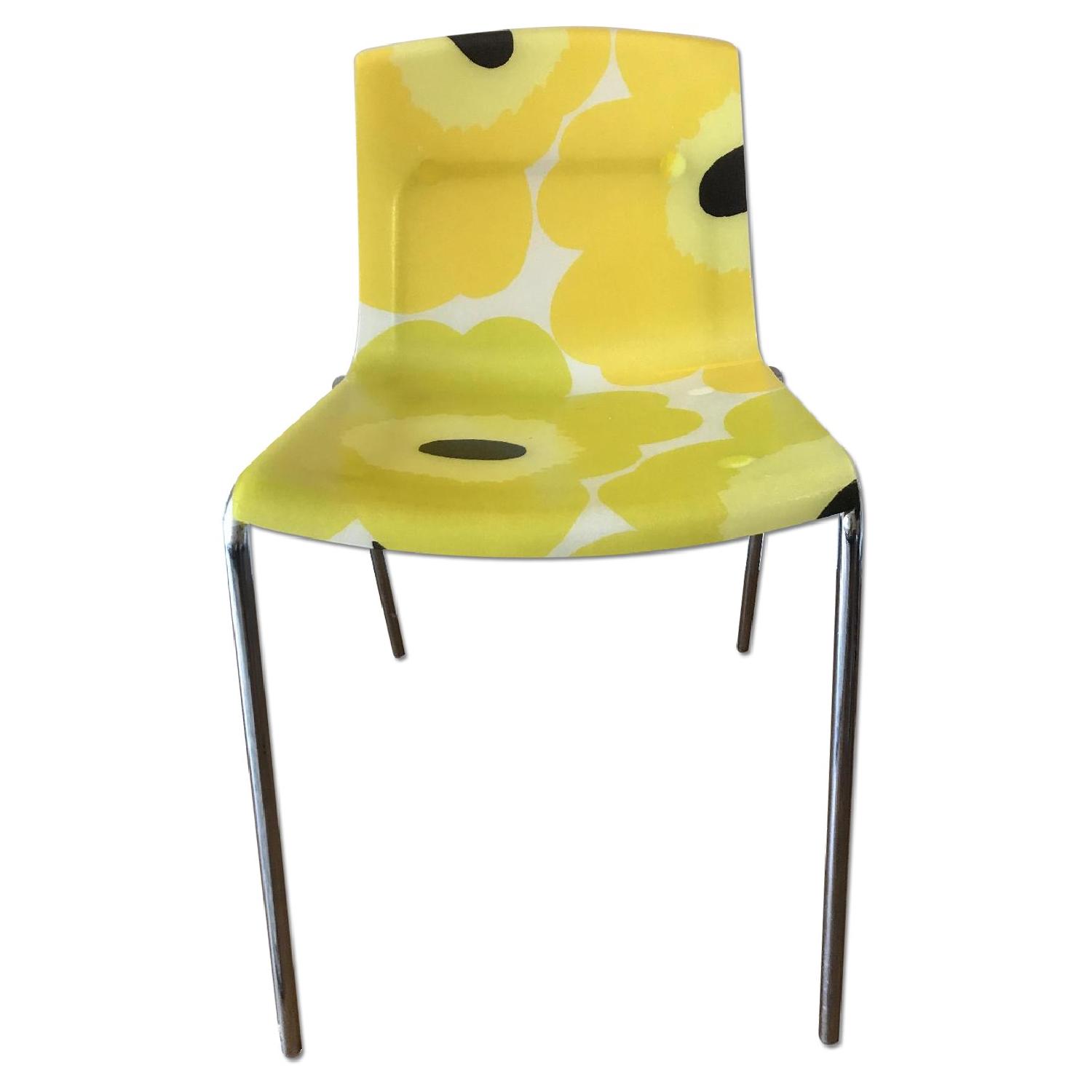 Anthropologie Piiroinen Marimekko Fiberglass Chairs - image-0