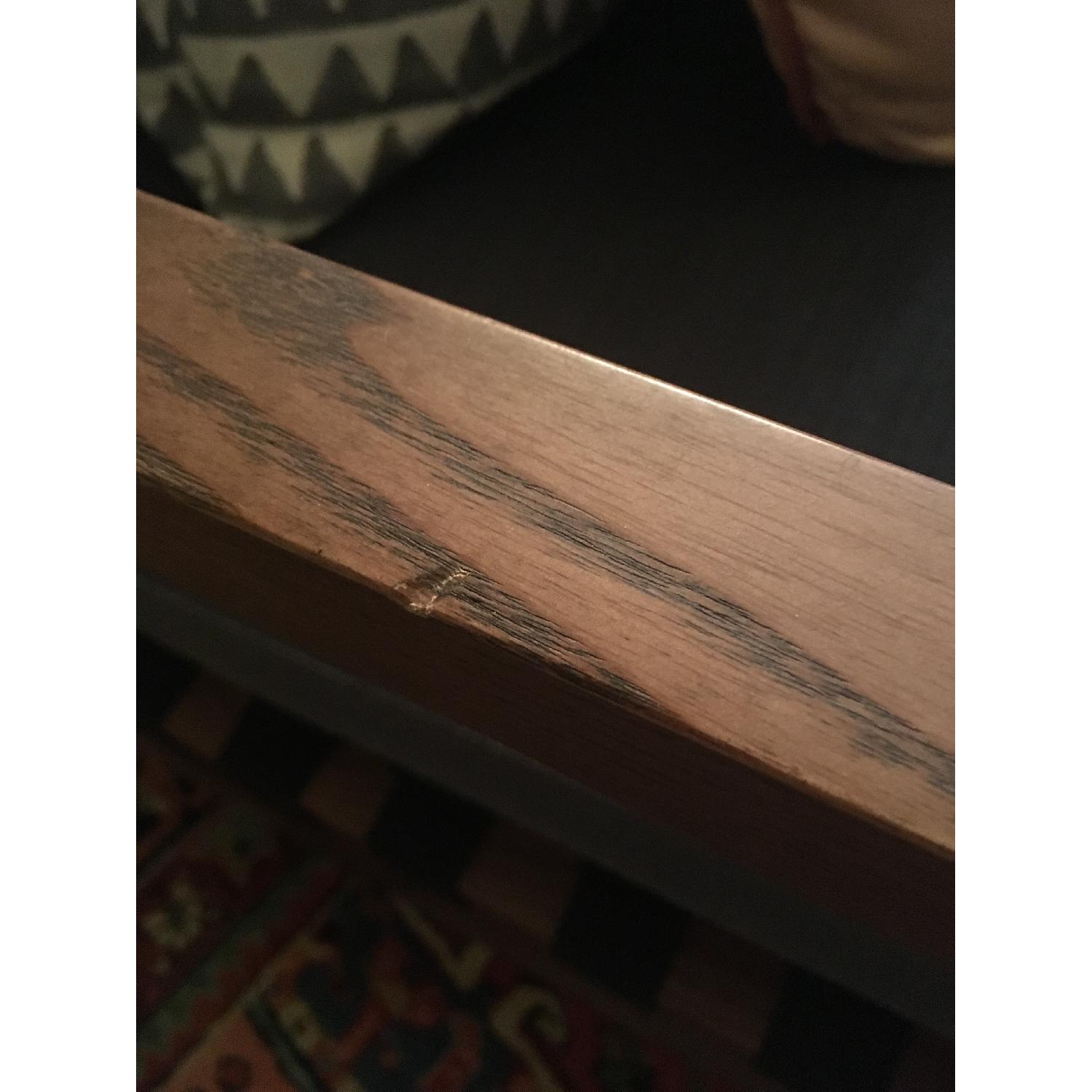 Be Seated Mid Century Oak Arm Chairs - image-7