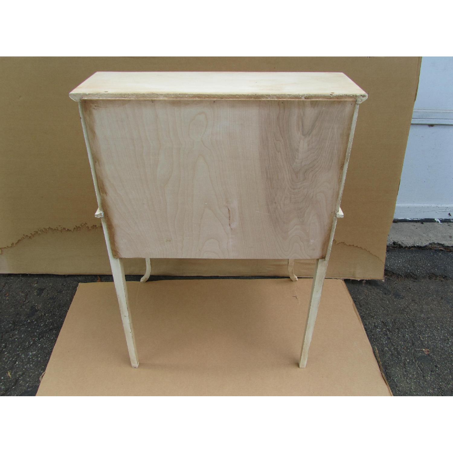 Antique White Country French Ladies Writing Desk - image-4