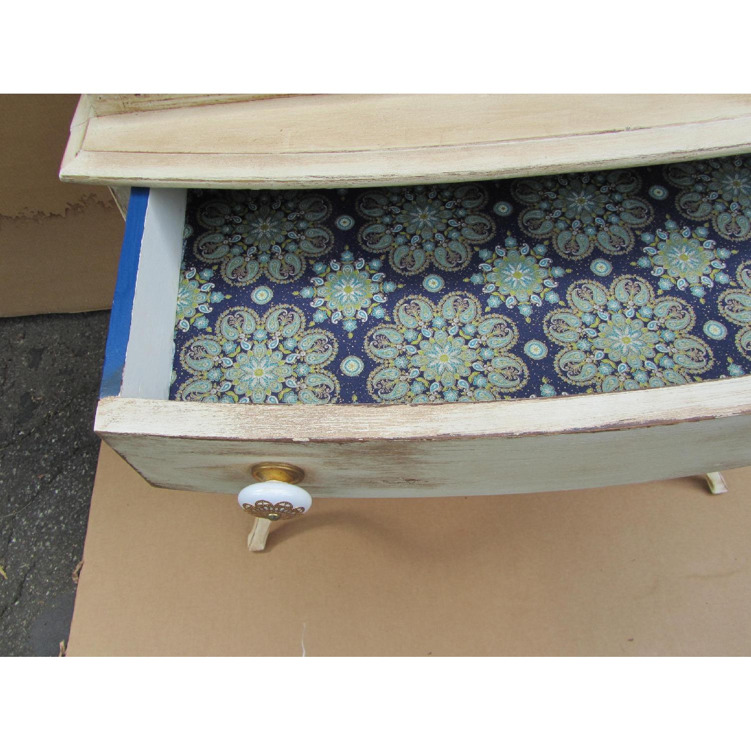 Antique White Country French Ladies Writing Desk - image-7