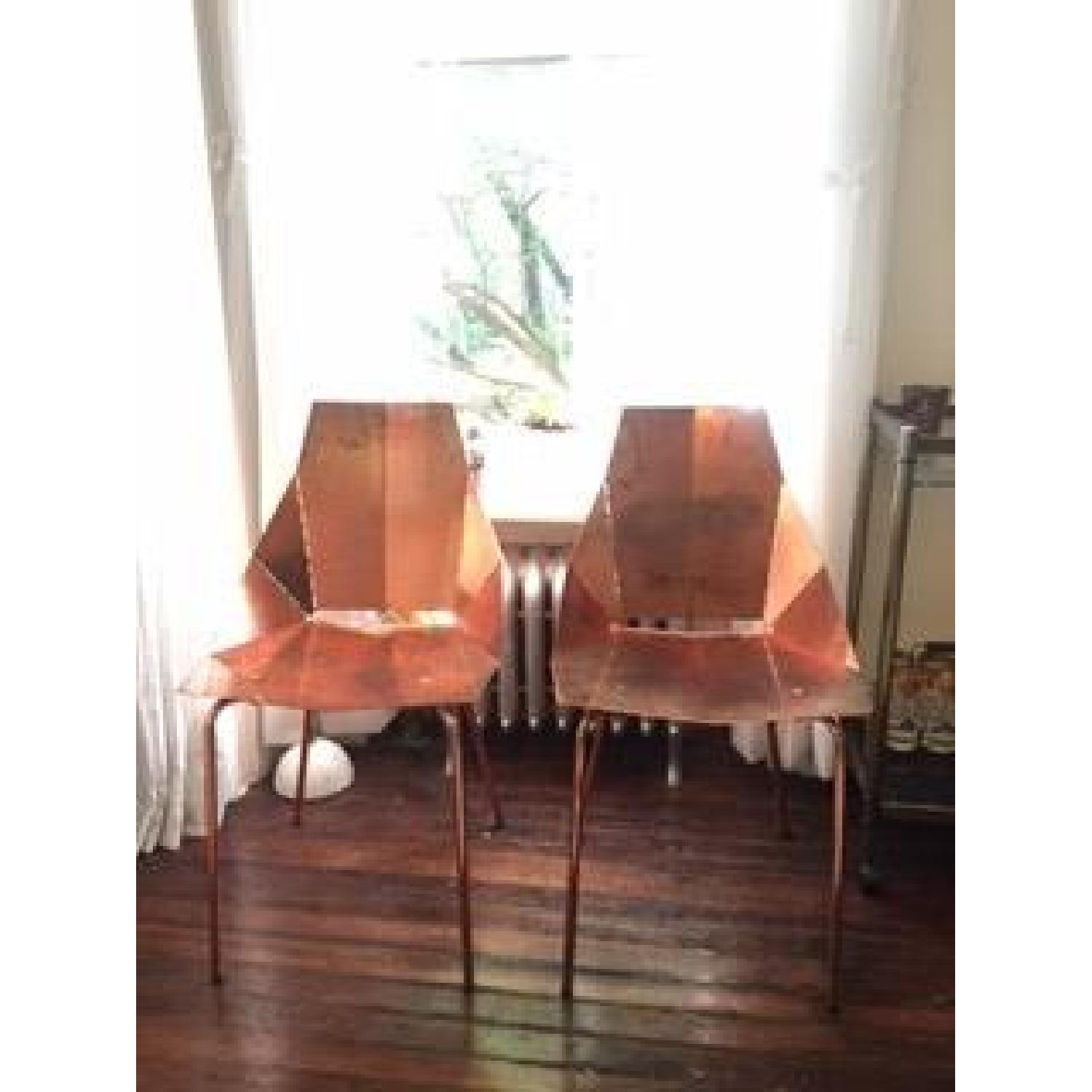 Blu Dot Real Good Copper Chairs - image-1